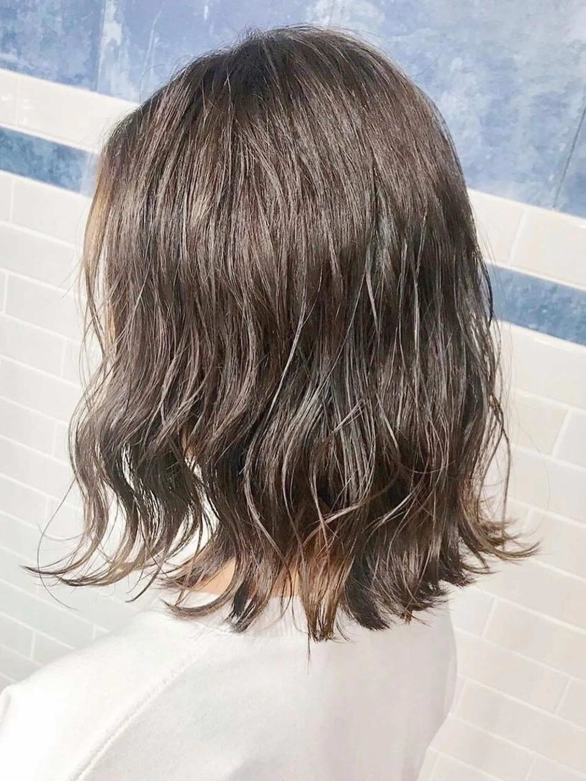 ミディアム カラー アディクシーカラー ベージュカラー オリーブベージュ カット ヘアカラー トリートメント ❤️Ruminate 日暮里店❤️のヘアスタイル