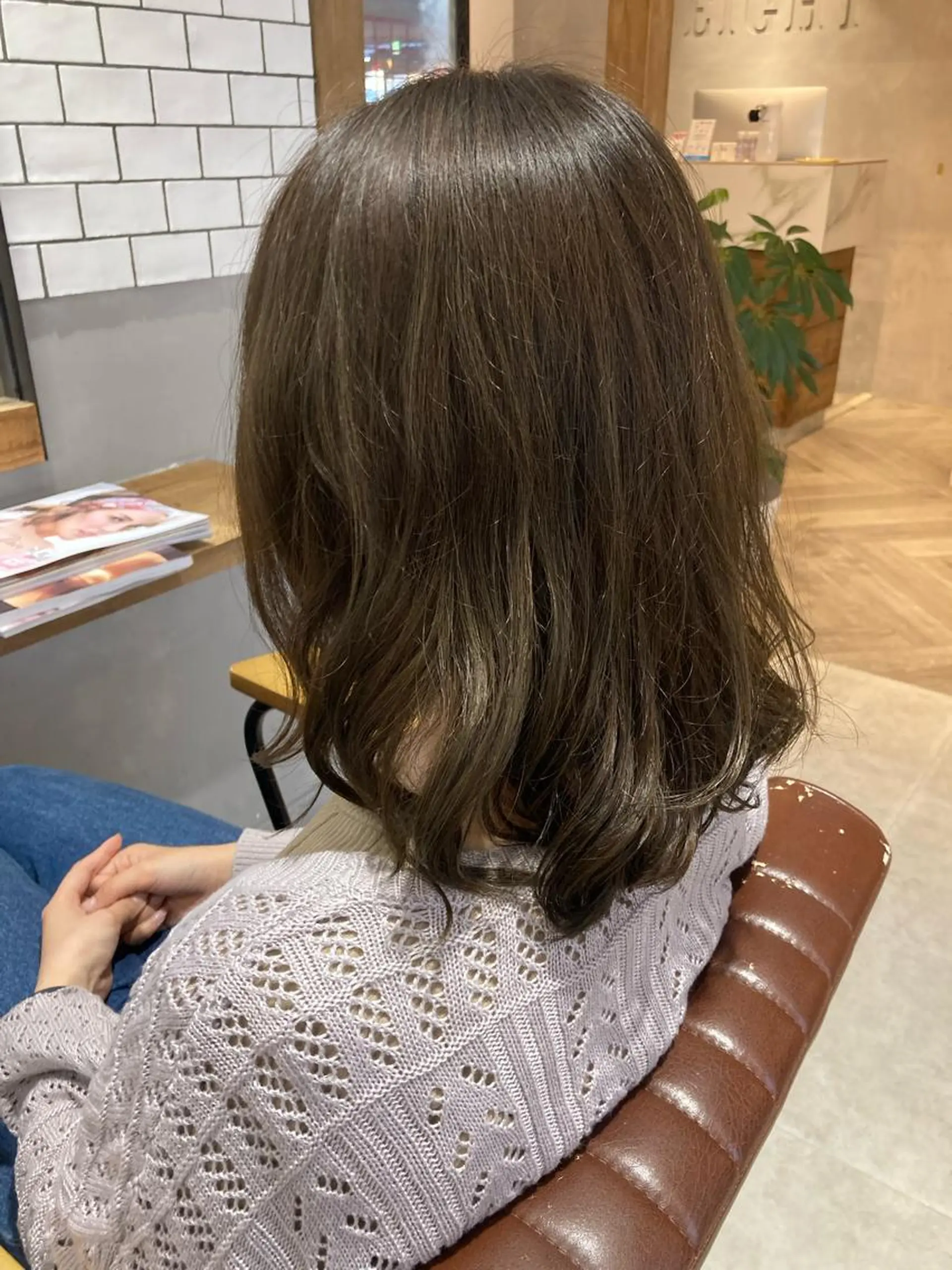 ミディアム パーマ 菊地 優斗のヘアスタイル