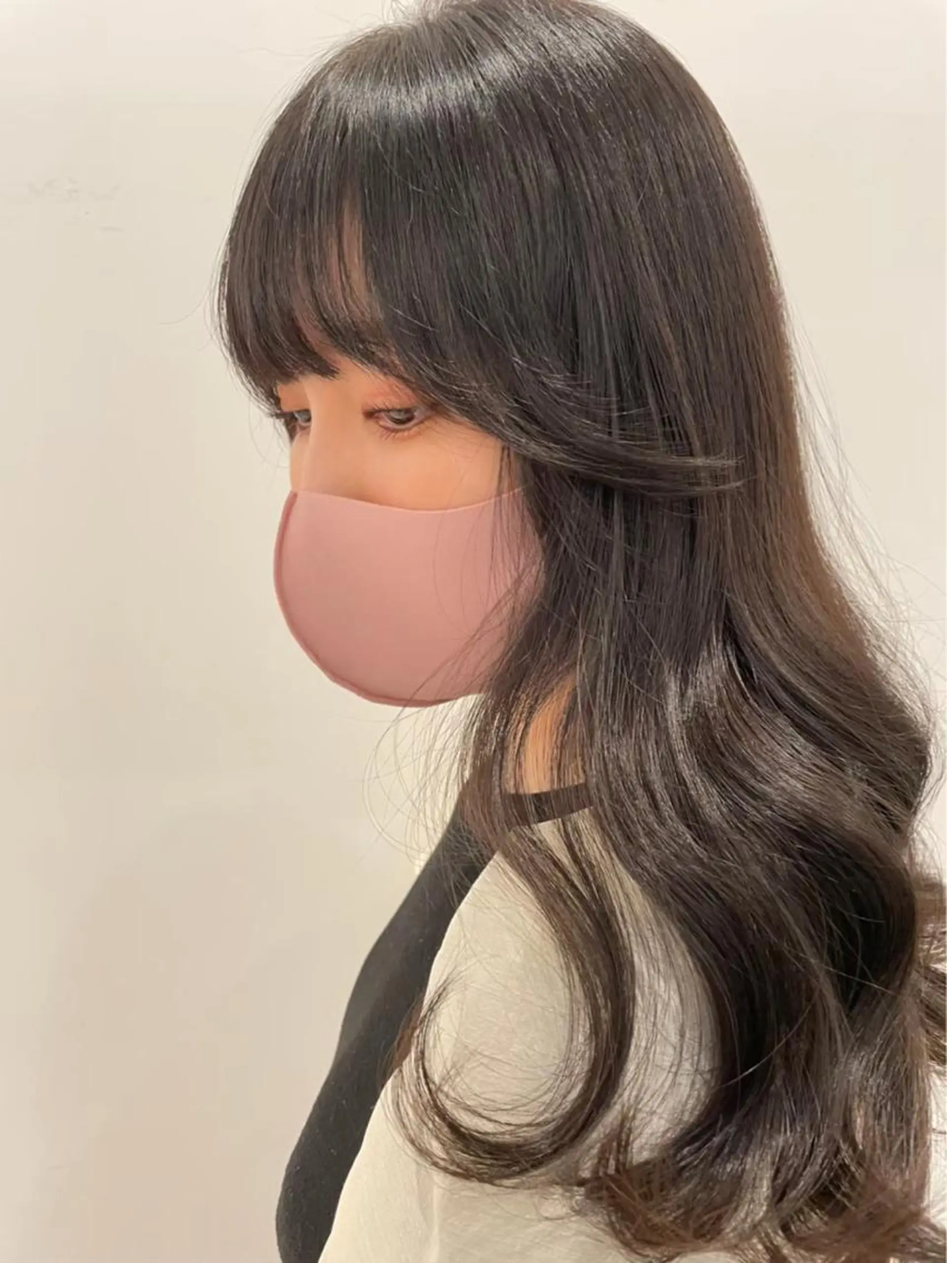 セミロング 河内 大慎のヘアスタイル