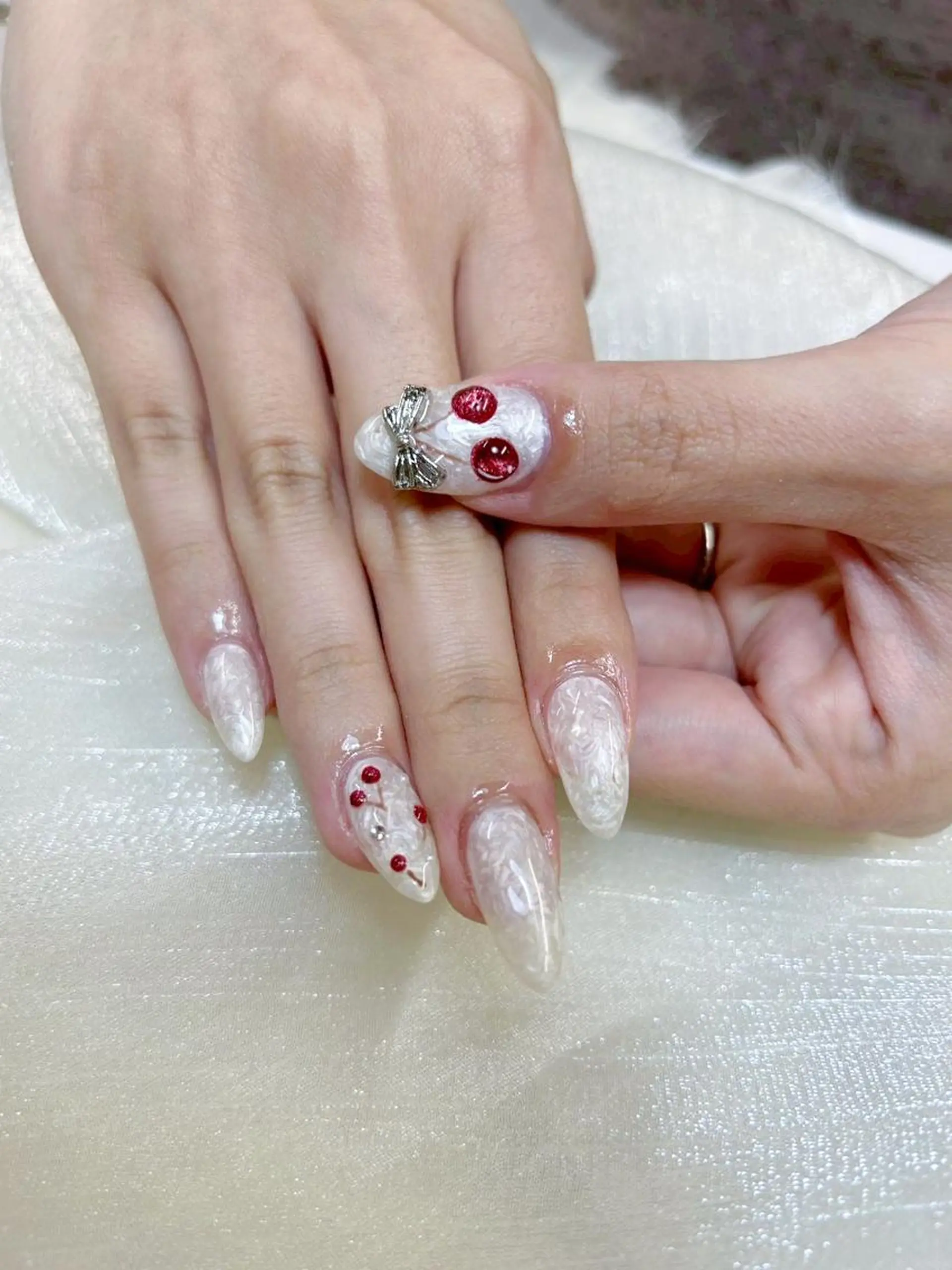 ネイル 韓国ネイル ワンホンネイル ハンドネイル kotoネイル 大宮店のネイルデザイン