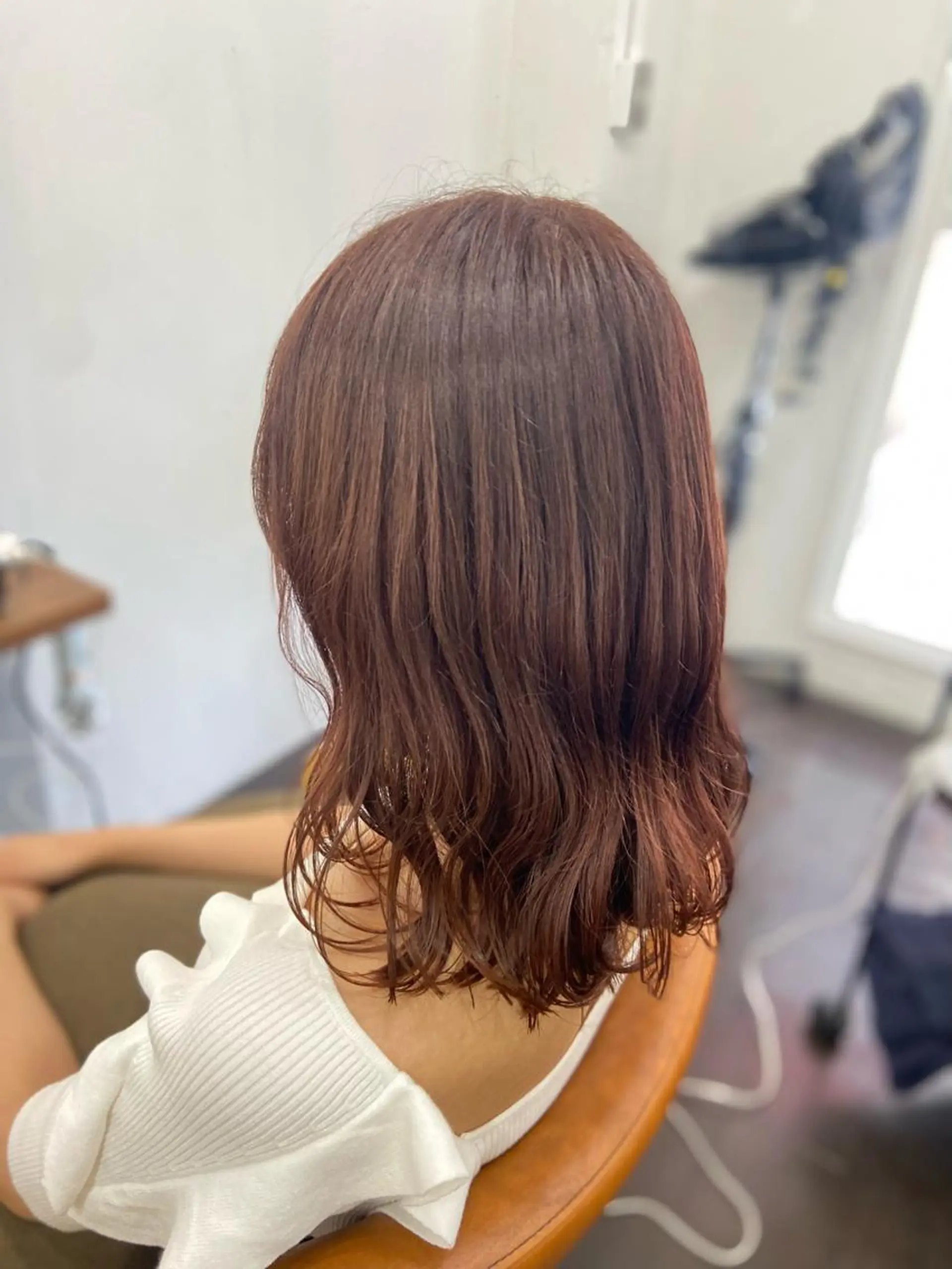 ミディアム ピンクブラウン 🌷名駅／髪質改善 ヘアセット/モネ🌷のヘアスタイル