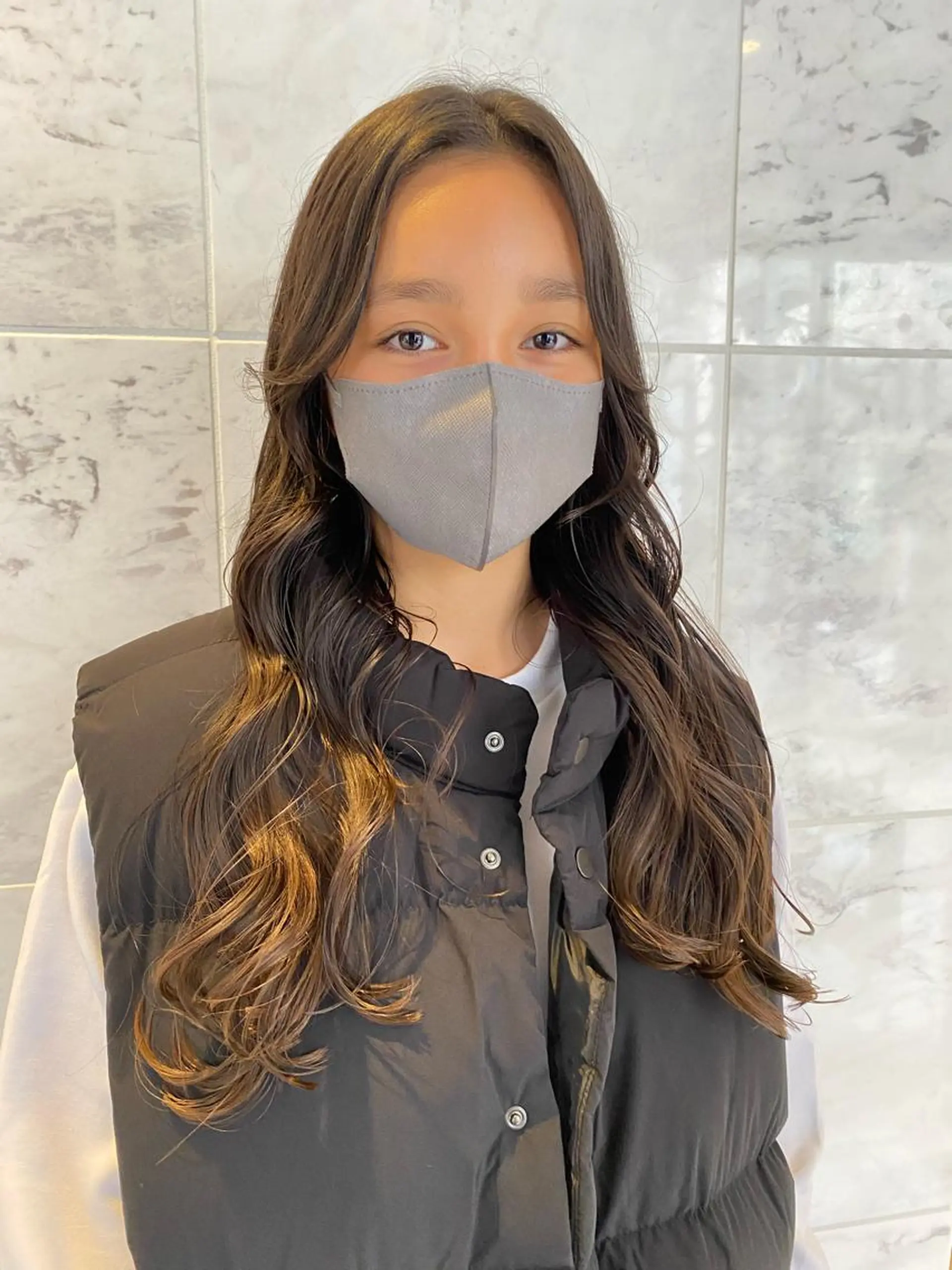 ロング SANDYS所属・ユ カのヘアスタイル