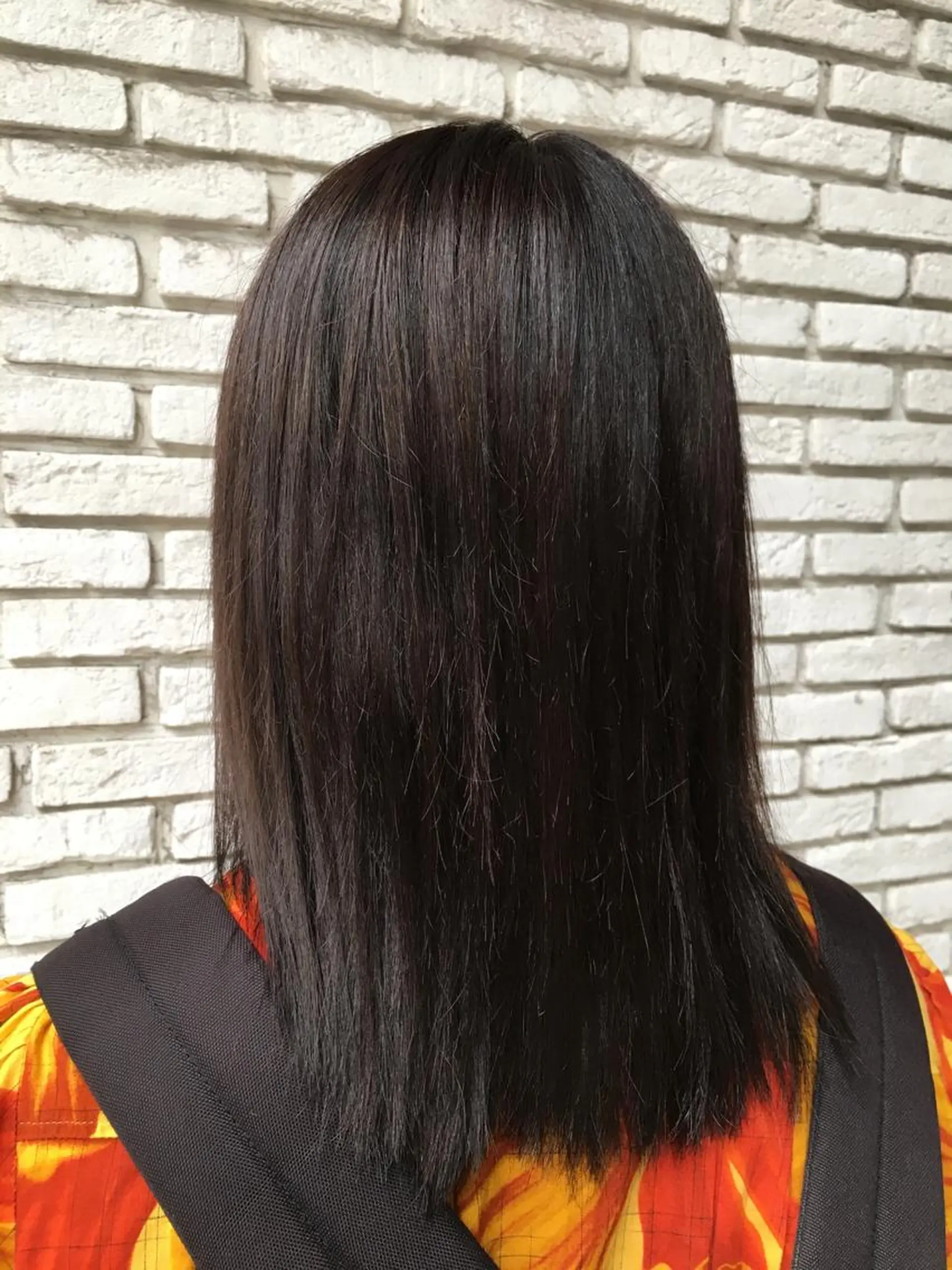 セミロング カラー アッシュ ブリーチ Lapel green所属・Lapelgreen 森町 / AOIのヘアスタイル