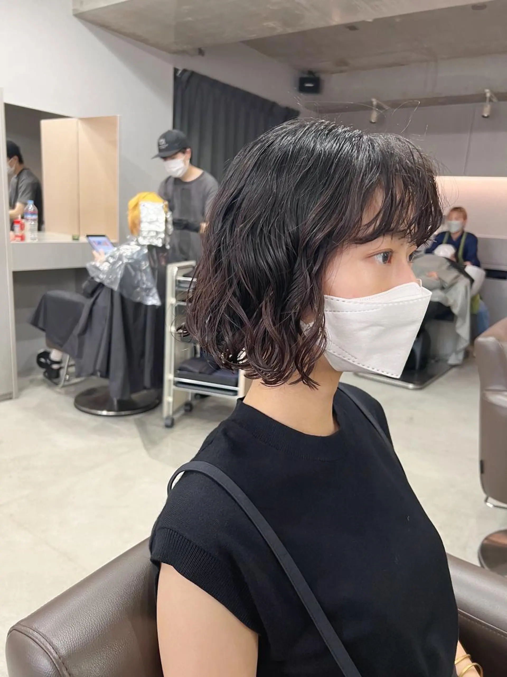 パーマ ボブパーマコテ巻き風 パーマNo1深江秀平のヘアスタイル