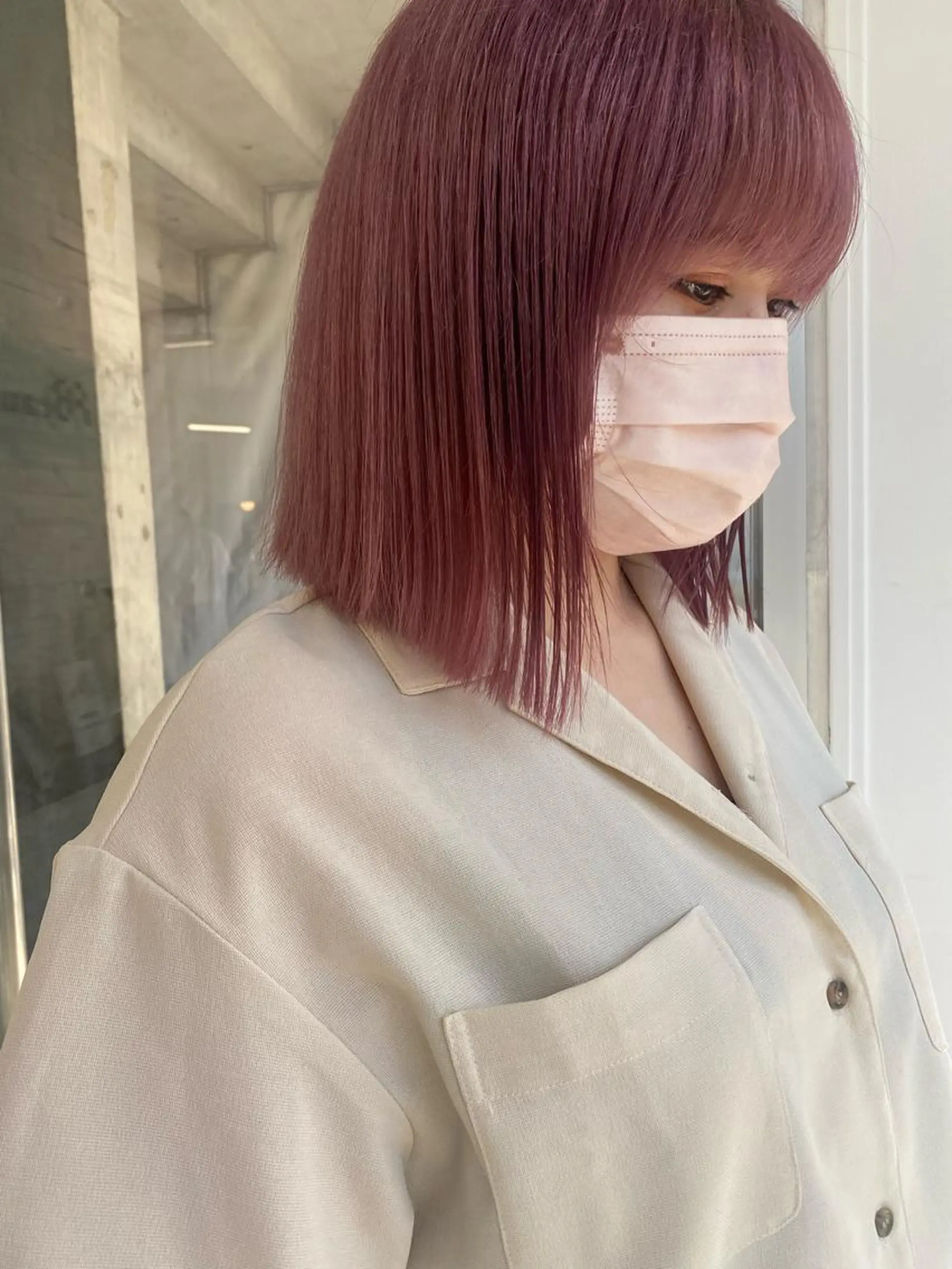 ショート カラー ヘアカラー トリートメント センターパート/ 暖色カラーayuのヘアスタイル