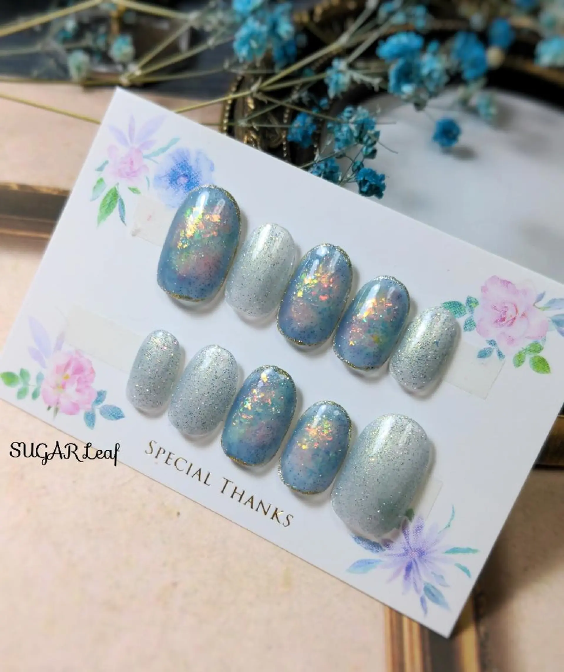 ネイル ハンドネイル SUGAR Leafのネイルデザイン