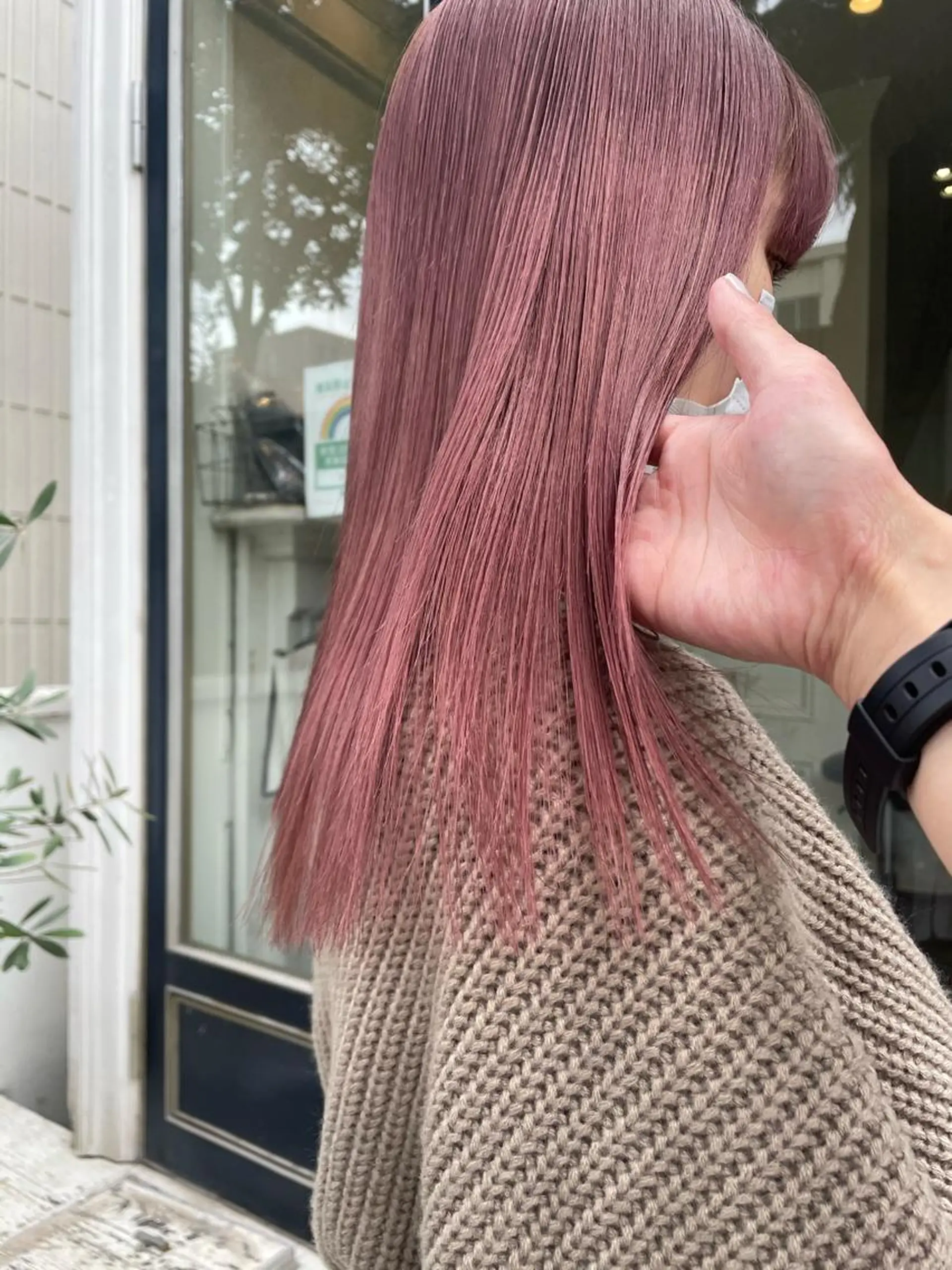 セミロング カラー classic 新横浜所属・大人girly🛋️ 🤍yukakoのヘアスタイル