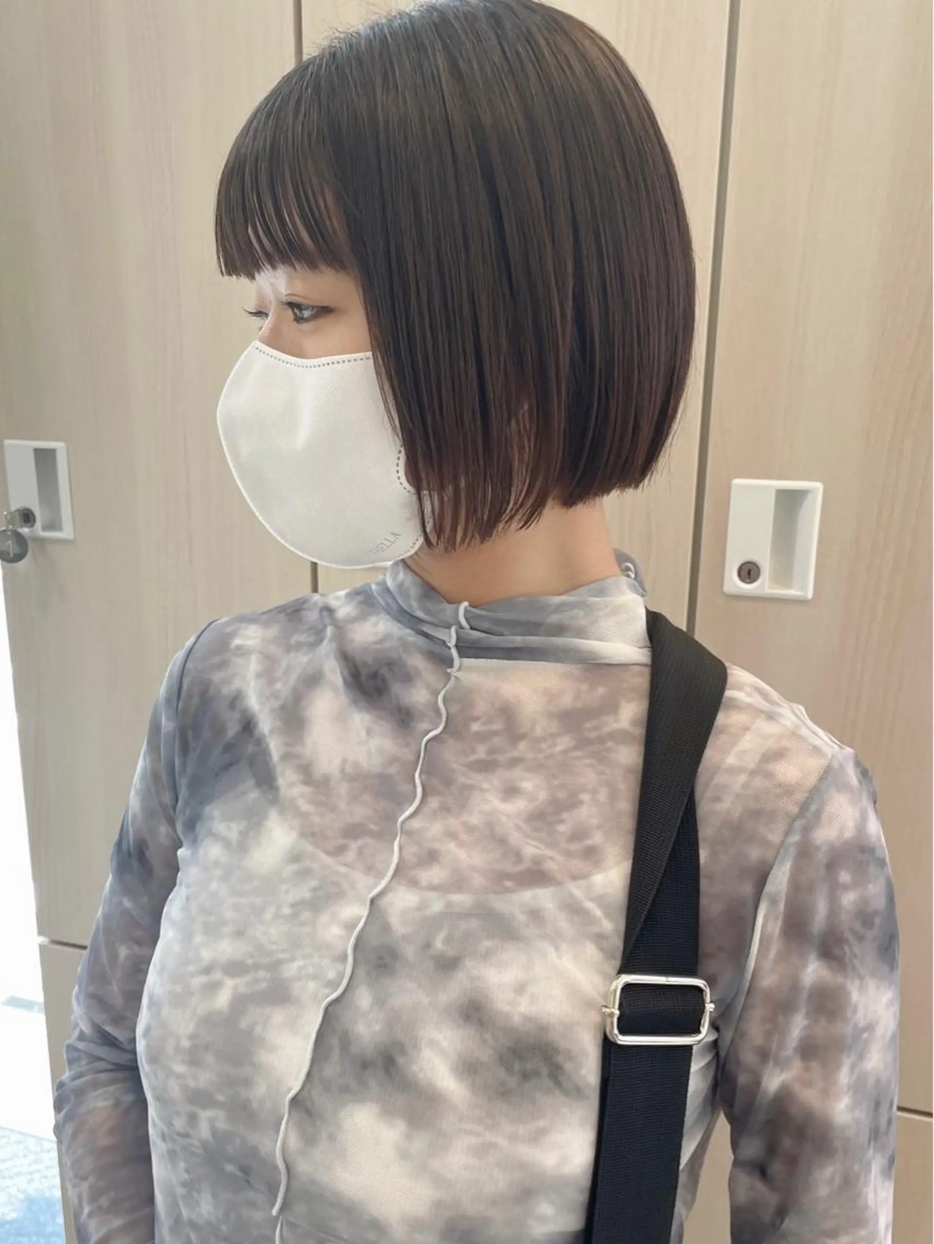 ショート 切りっぱなしボブ ボブ カット ヘアカラー トリートメント 【ボブ/個室サロン】 癒し空間mimuraのヘアスタイル