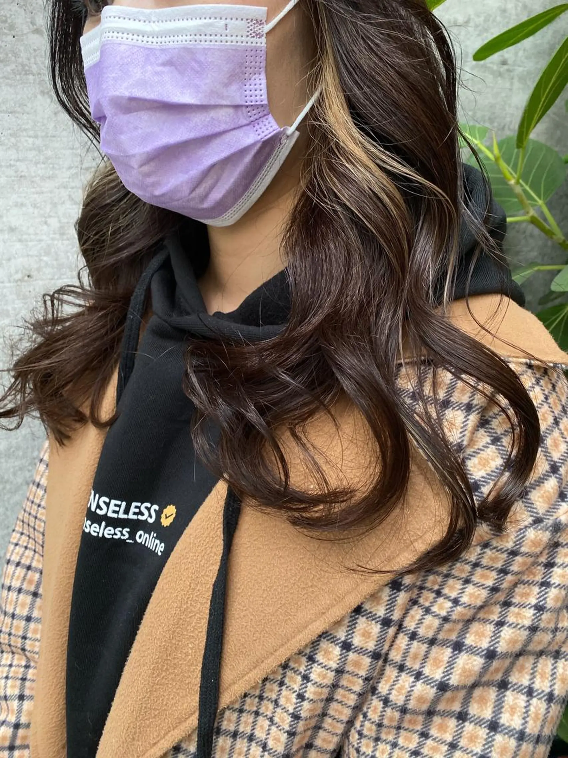 ロング カラー ヨシンモリ 韓国風ヘア clomus所属・YUKA艶髪 🌸寛ぎ部屋のヘアスタイル