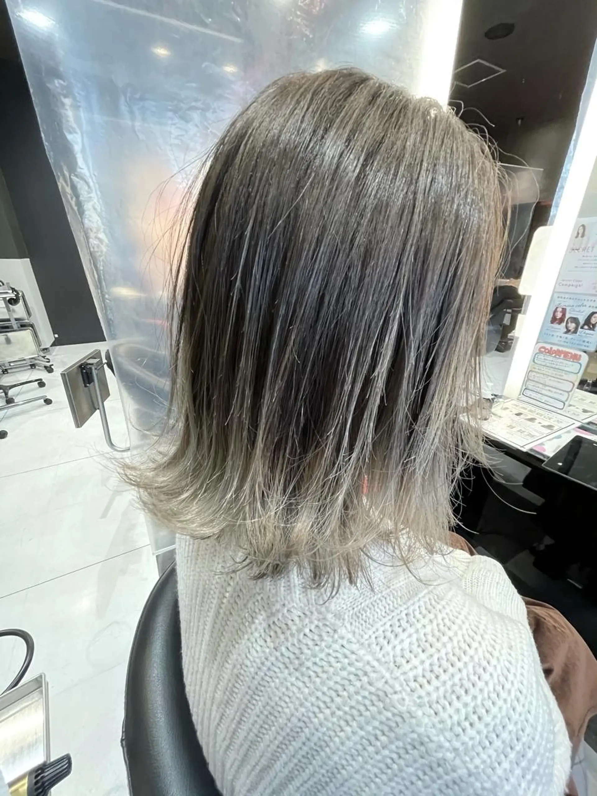 ミディアム カラー ヘアカラー トリートメント メンズヘア特化 崎田 成人のヘアスタイル