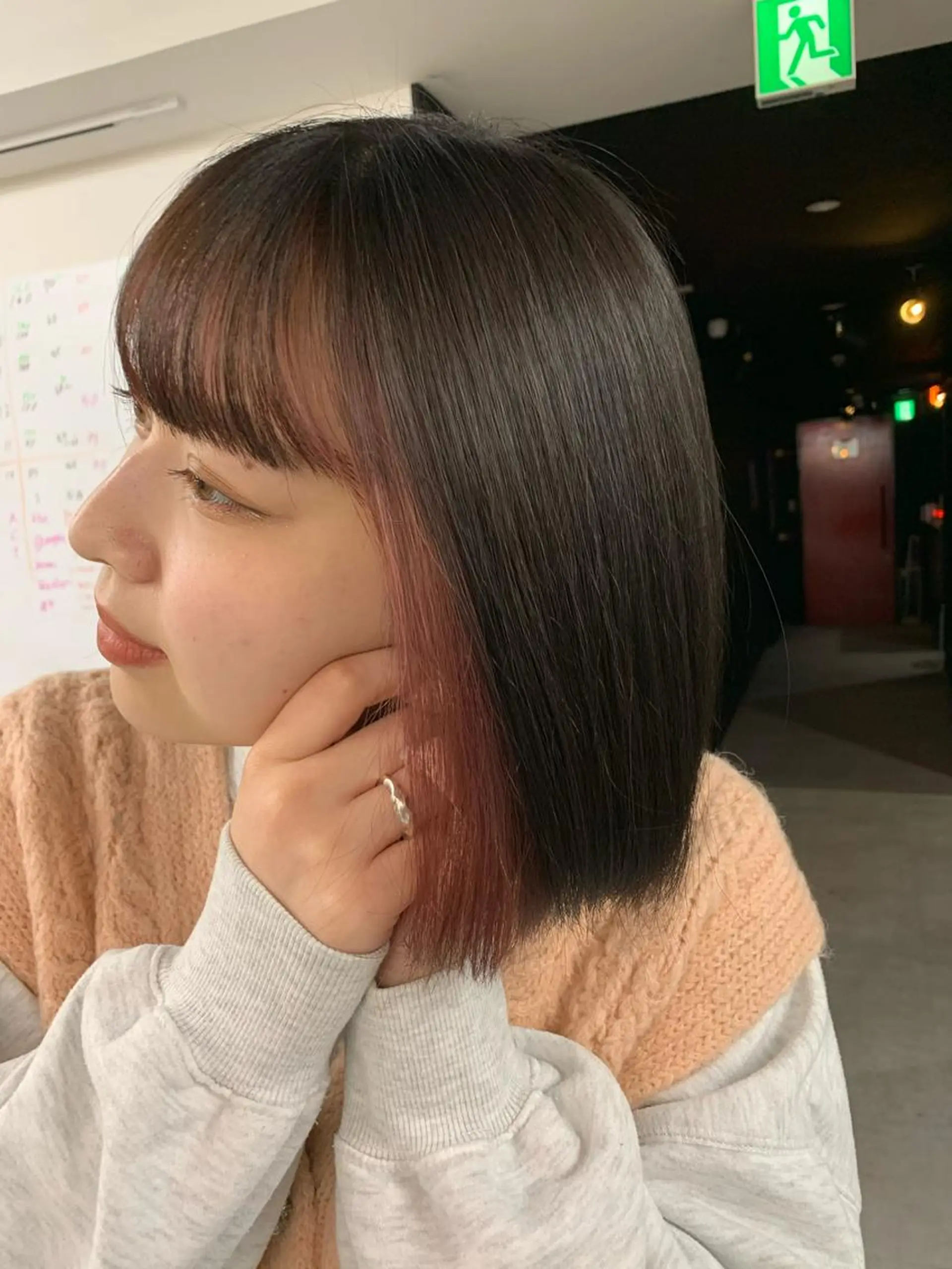 ショート カラー ピンクカラー メンズサロンロス【LOSS】所属・メンズパーマ/新潟駅 NOBUTA🔥のヘアスタイル