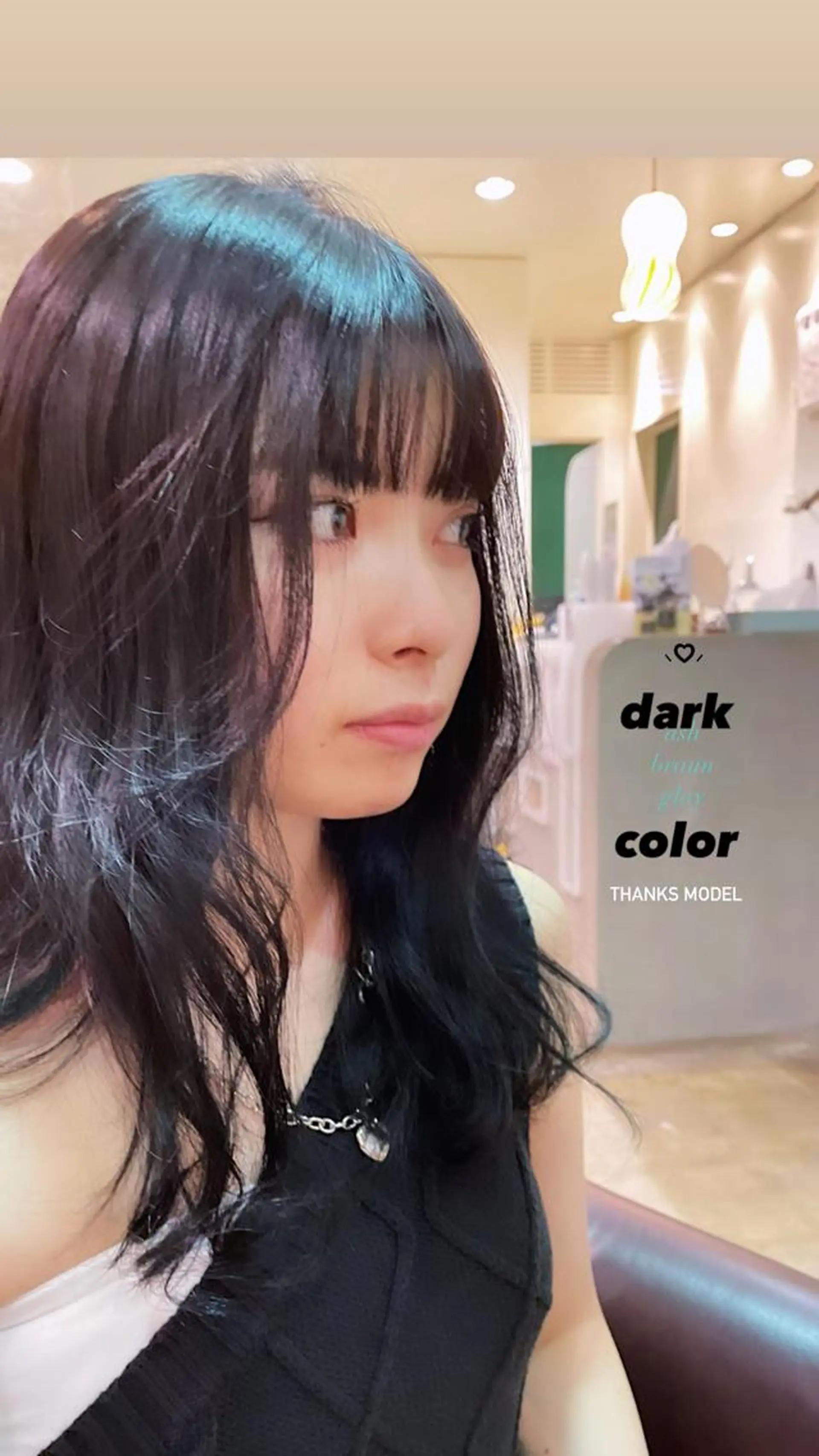 ロング 丸山 愛万音のヘアスタイル