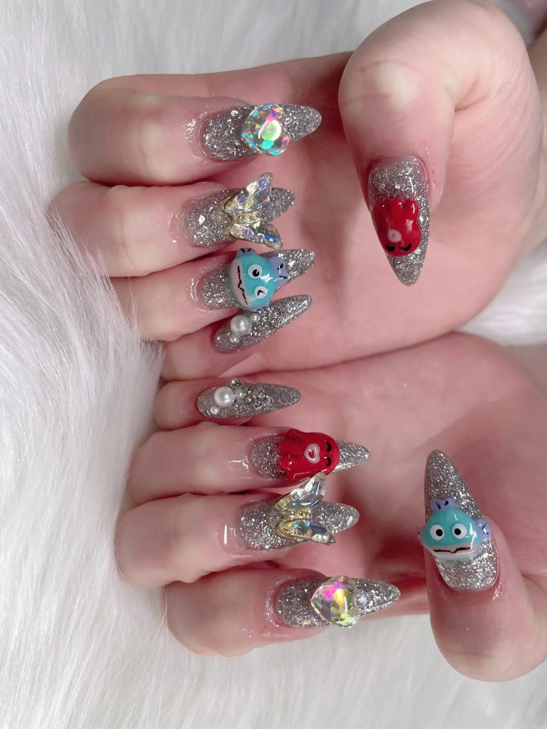 セミロング ネイル 《LB》ラブリエ Nail&eyeのマツエク・マツパデザイン