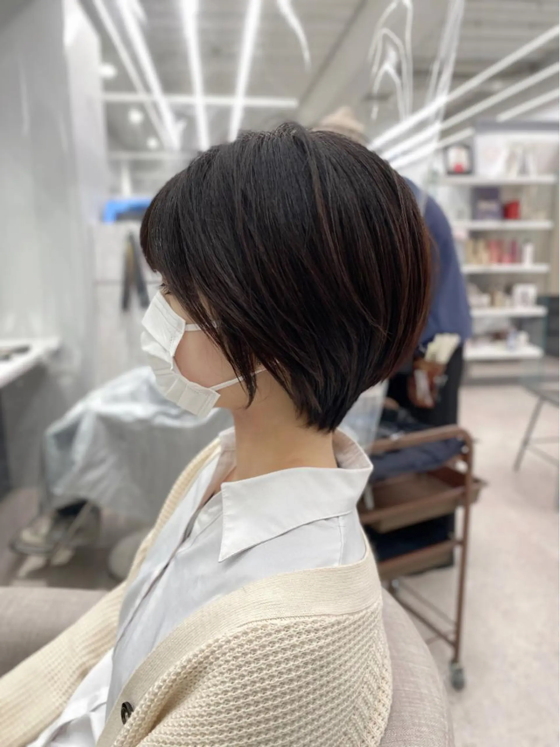 ショート カット トリートメント 京都レイヤーカット/ 縮毛矯正/羽柴りくのヘアスタイル