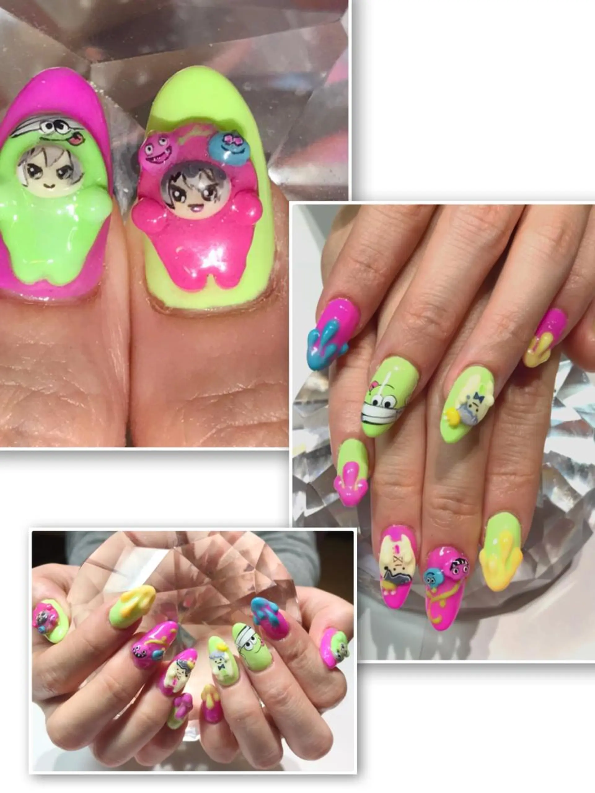 ネイル アートネイル スカルプネイル YUN 💅のネイルデザイン