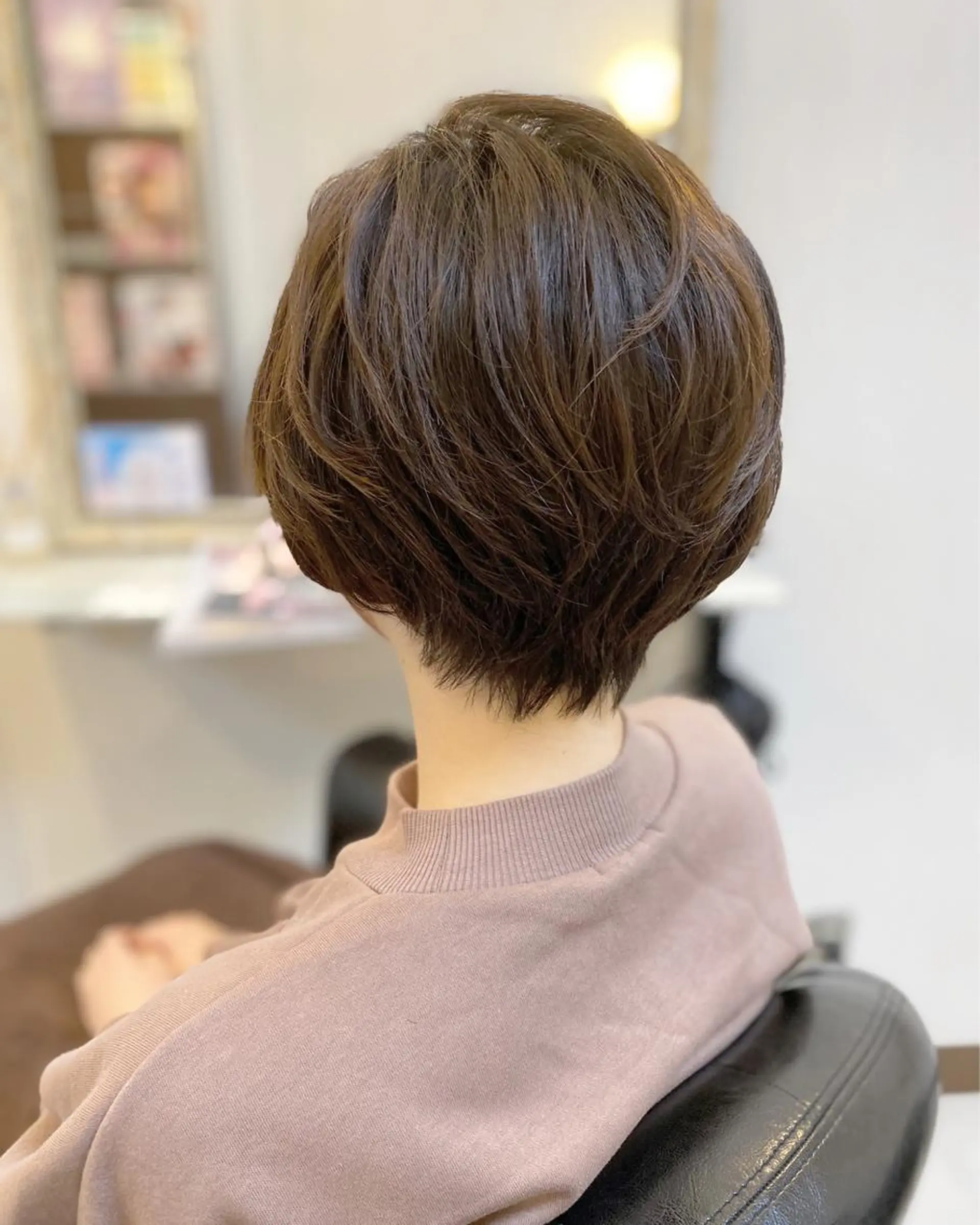 ショート カラー 縮毛矯正 トリートメント YURI ✨のヘアスタイル