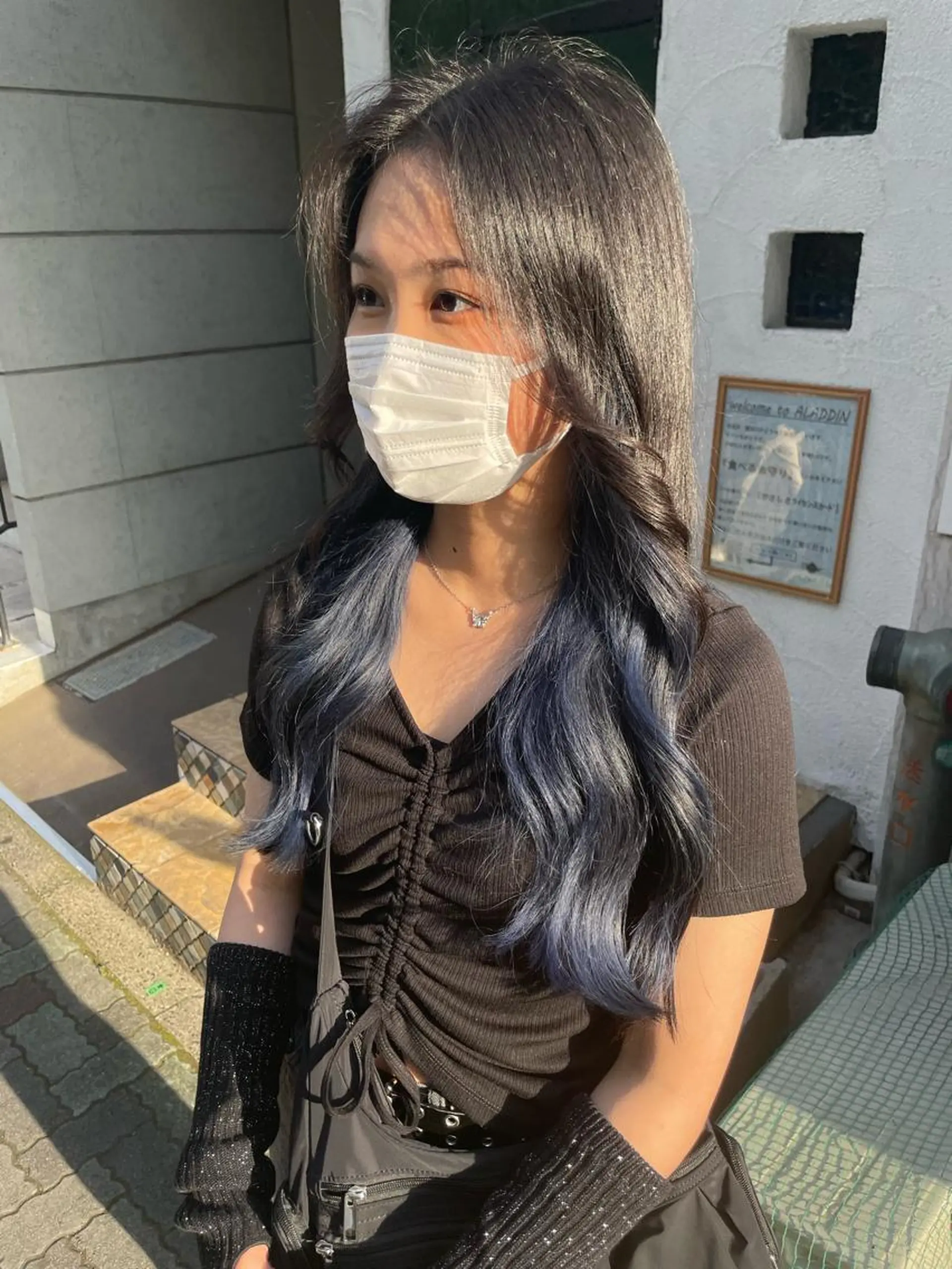 ロング カラー ブリーチ ブロンド ケアブリーチ デザインカラー ハイライトカラー ヘアカラー トリートメント 羽田翔大/ブリーチ/ ボブカット/店長のヘアスタイル