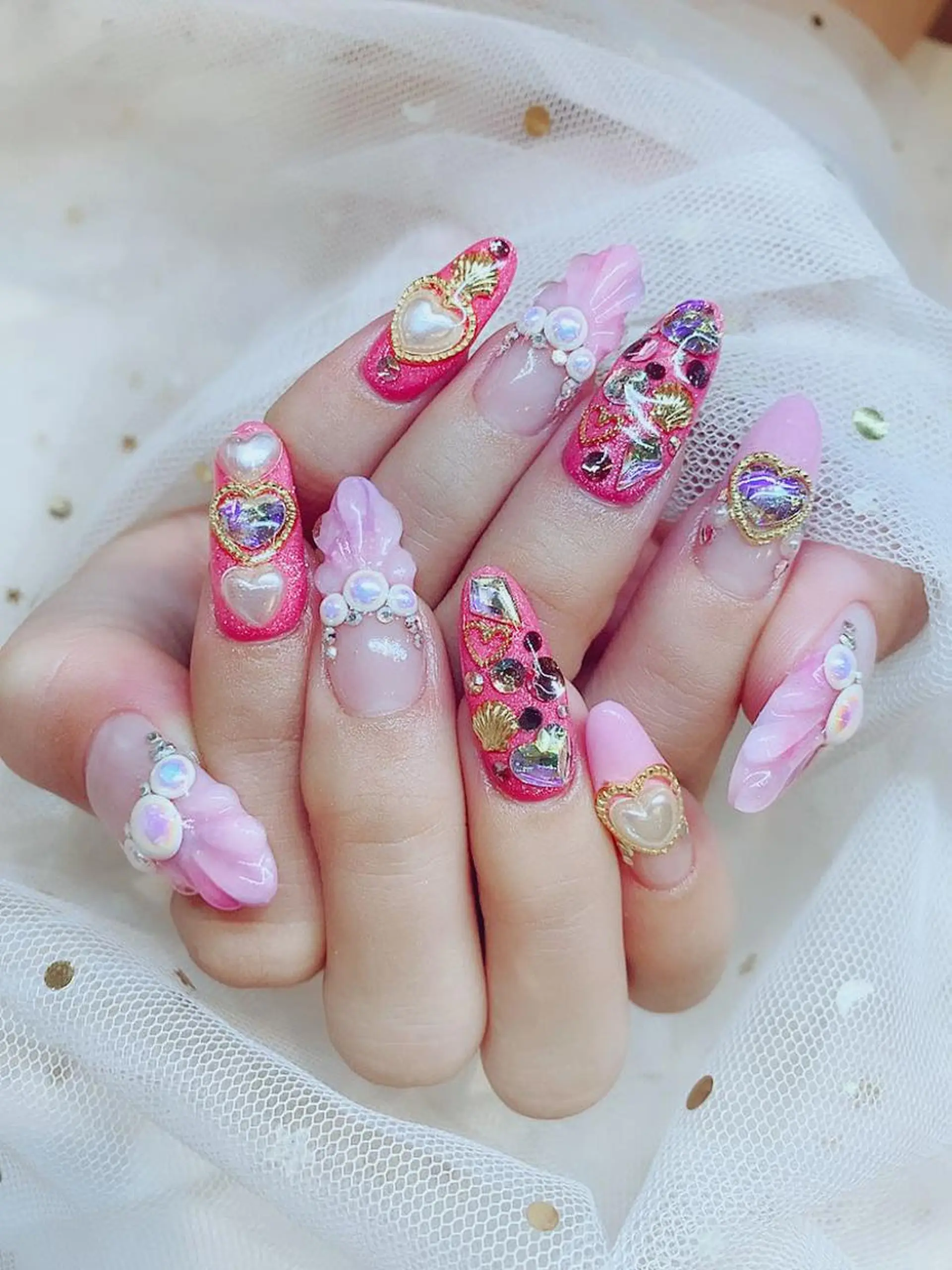 ネイル 長さだし専門店 M2　rikaのネイルデザイン