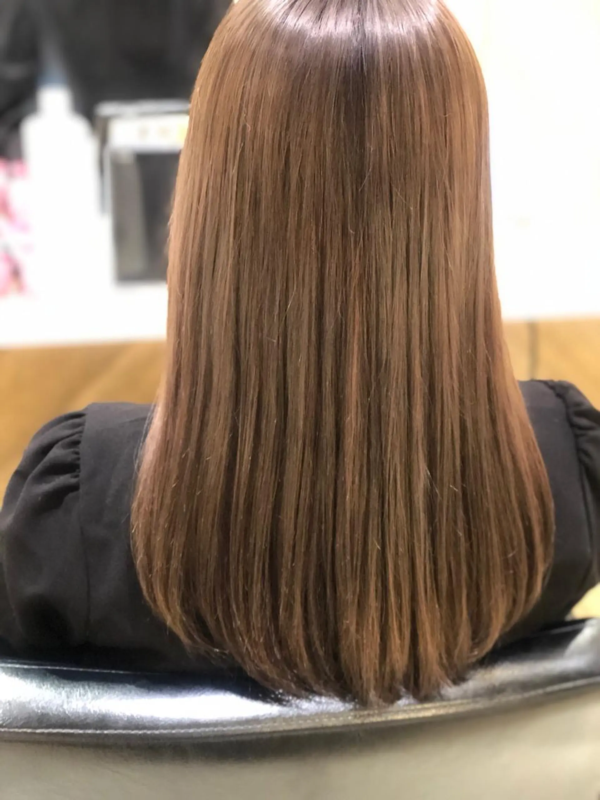 ロング カラー トリートメント 飯島 優衣のヘアスタイル