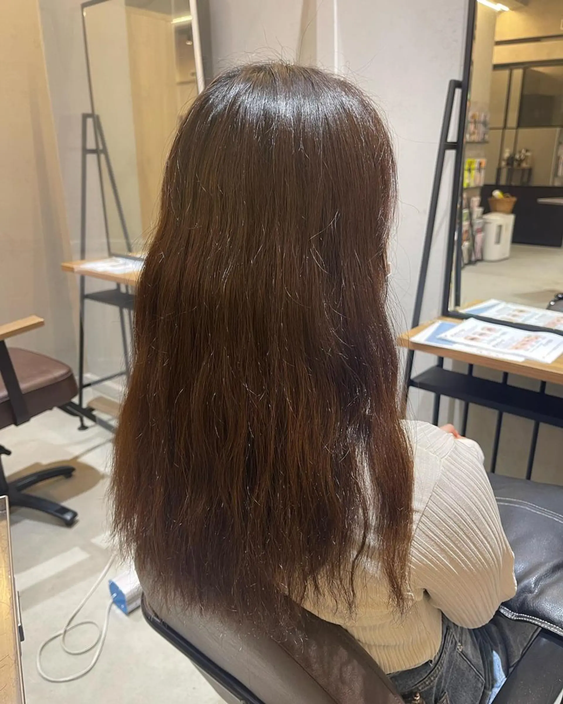 ミディアム カラー ヘアアレンジ ベージュカラー 黒髪 インナーカラー 髪質改善 似合わせカット ❥【韓国風ヘア】 stylist 林❥のエステ・リラクイメージ