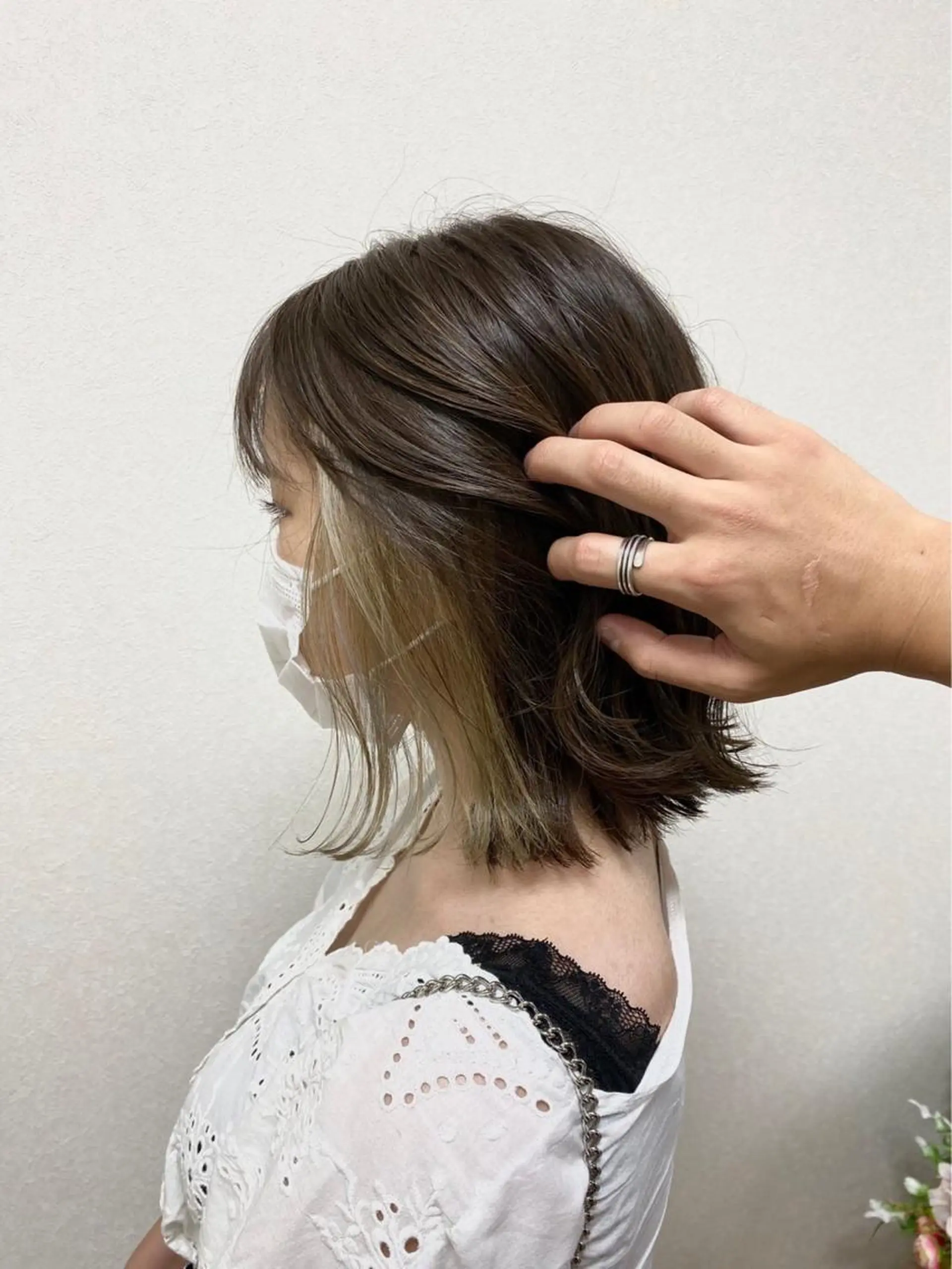 ミディアム カラー ヘアアレンジ like みやびのヘアスタイル