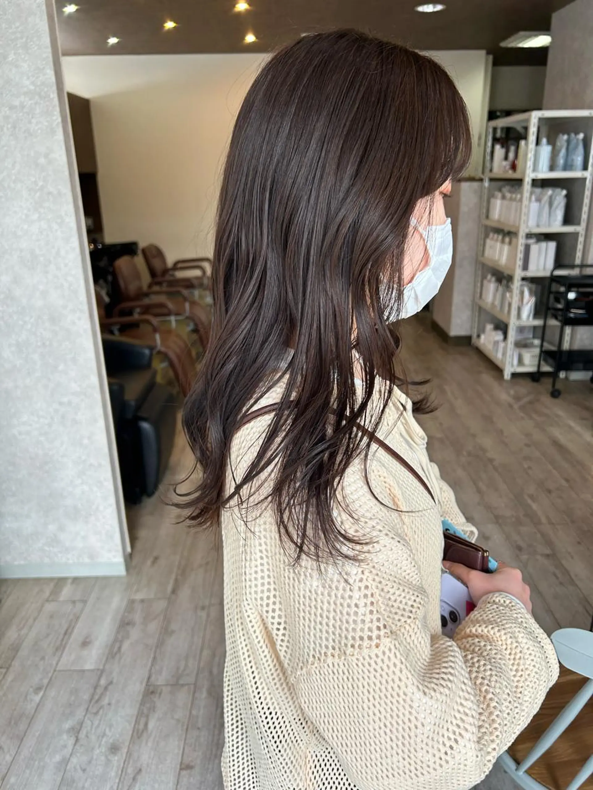 ミディアム カラー ベージュカラー ブリーチ 透明感カラー ブリーチなしカラー ｲﾁｶﾜ ﾐｵ/ minim hairのヘアスタイル
