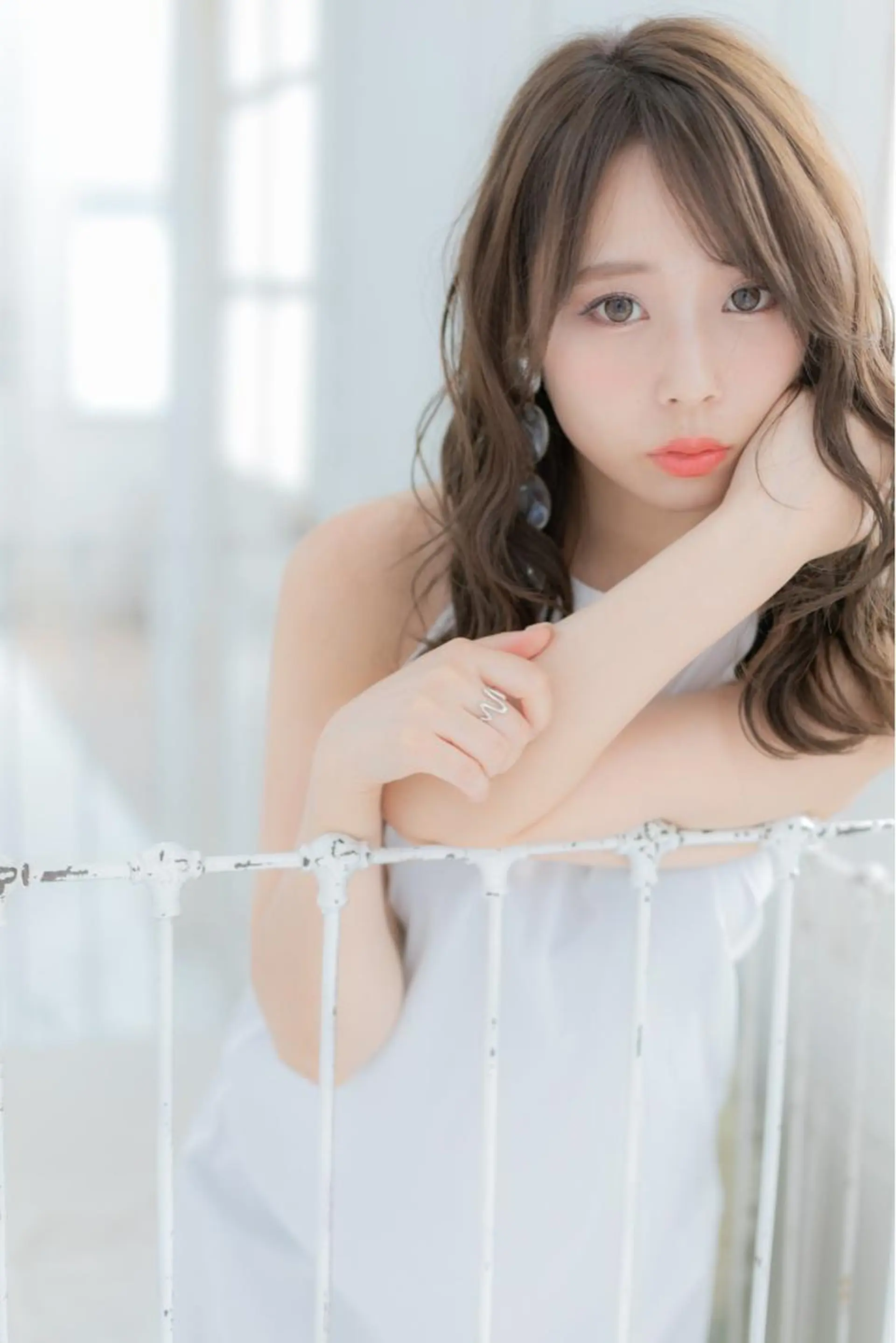 セミロング カラー パーマ ヘアアレンジ メンズ 川上 有香のヘアスタイル