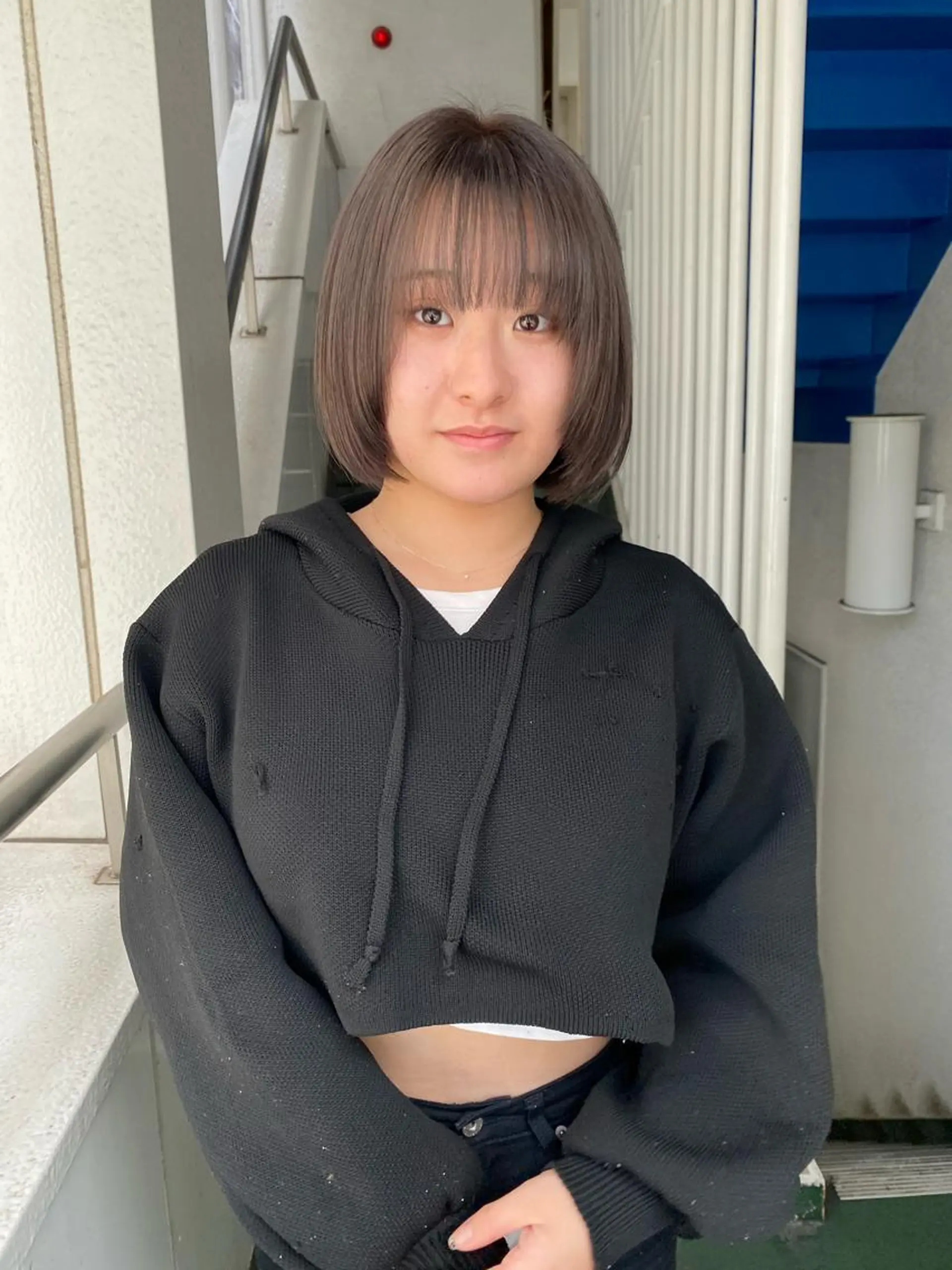 ショート カラー yiye 青山所属・無料カットモデル募集 🌱ひょうがのヘアスタイル