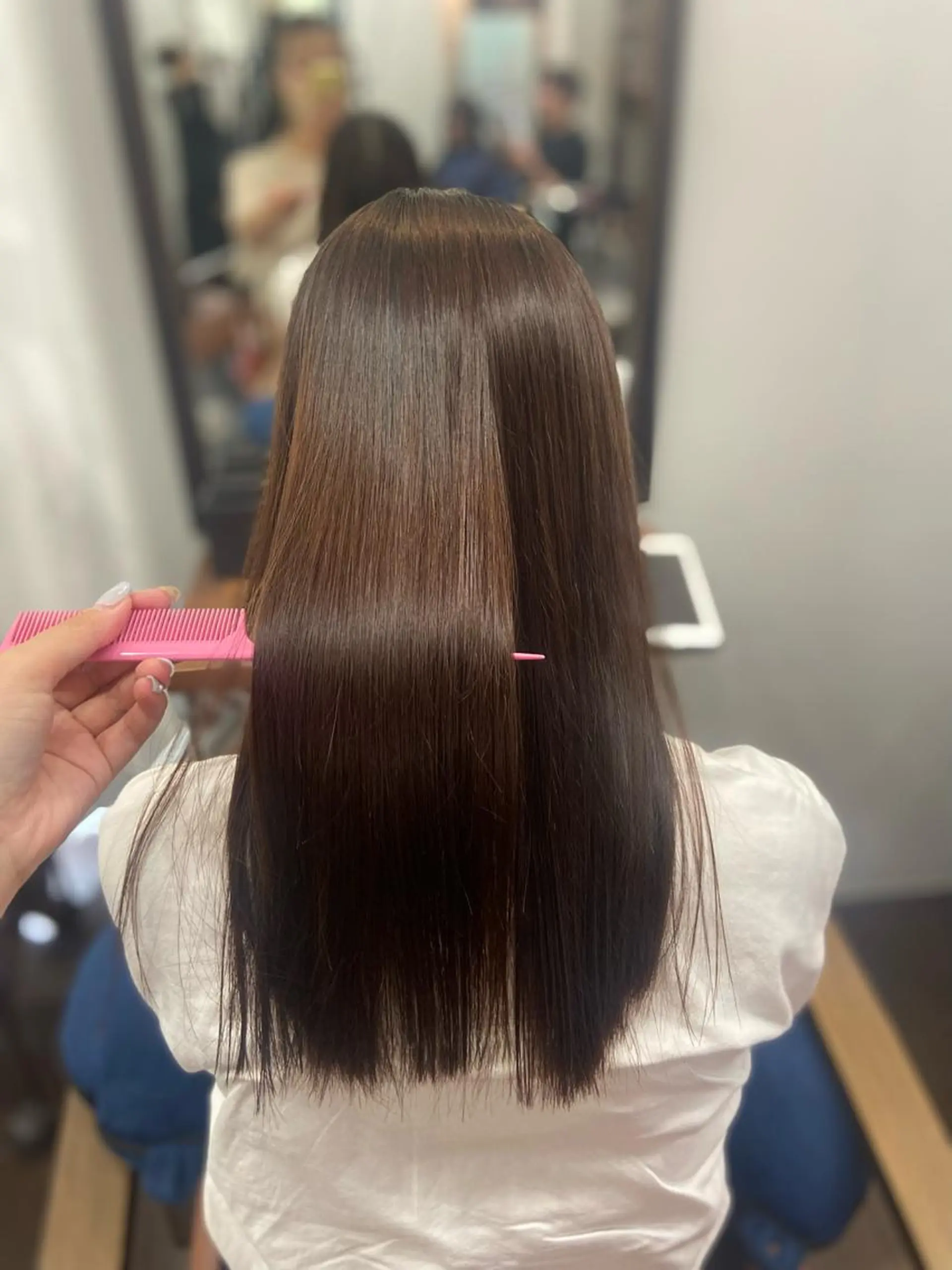 ロング 縮毛矯正 ヘアセット 🌷名駅／髪質改善 ヘアセット/モネ🌷のヘアスタイル