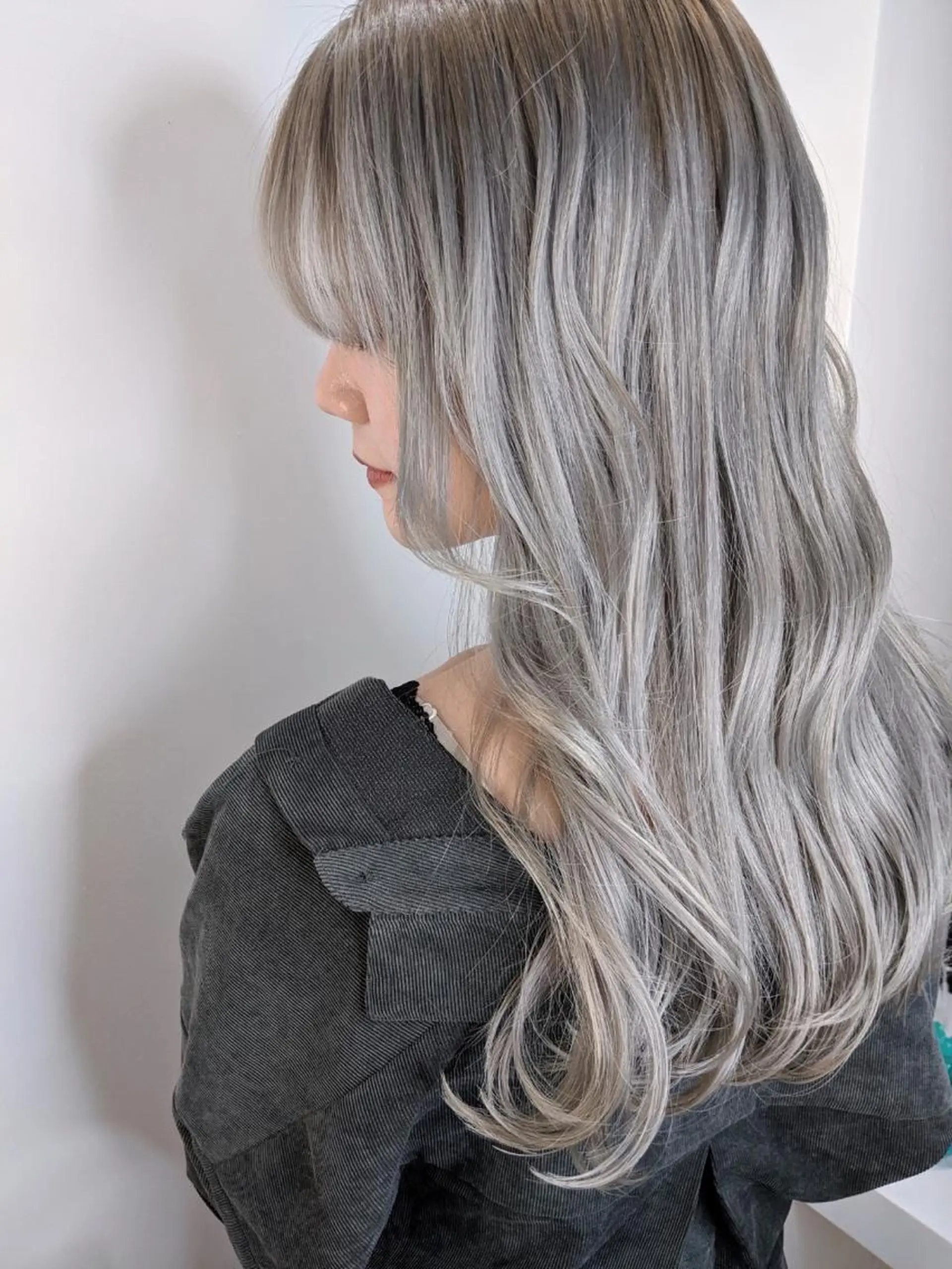 セミロング カラー ヘアカラー トリートメント ヘアセット ☕️ベージュカラー 内藤光哉☕️のヘアスタイル