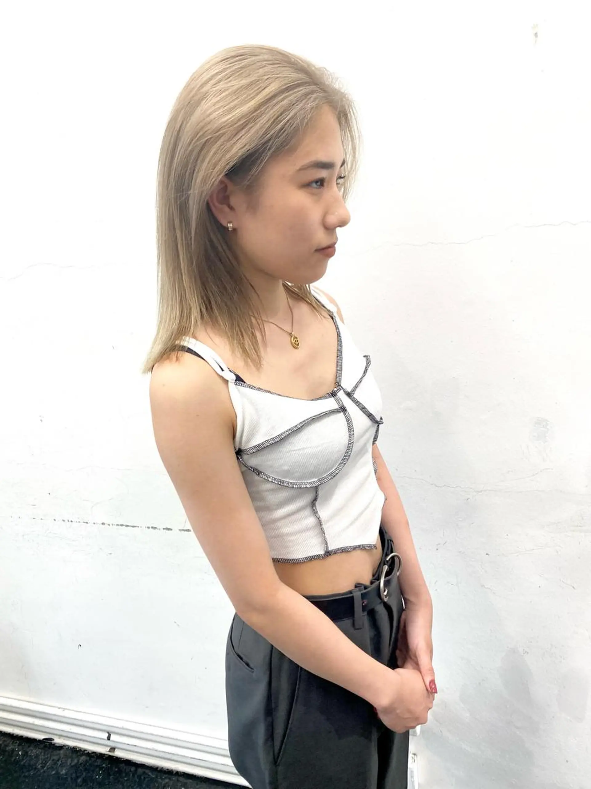 セミロング カラー パーマ ヘアアレンジ メンズ キッズ nico TOKYO 渋谷所属・ブリーチ　ハイトーン 特化🌈フジタハルキのヘアスタイル