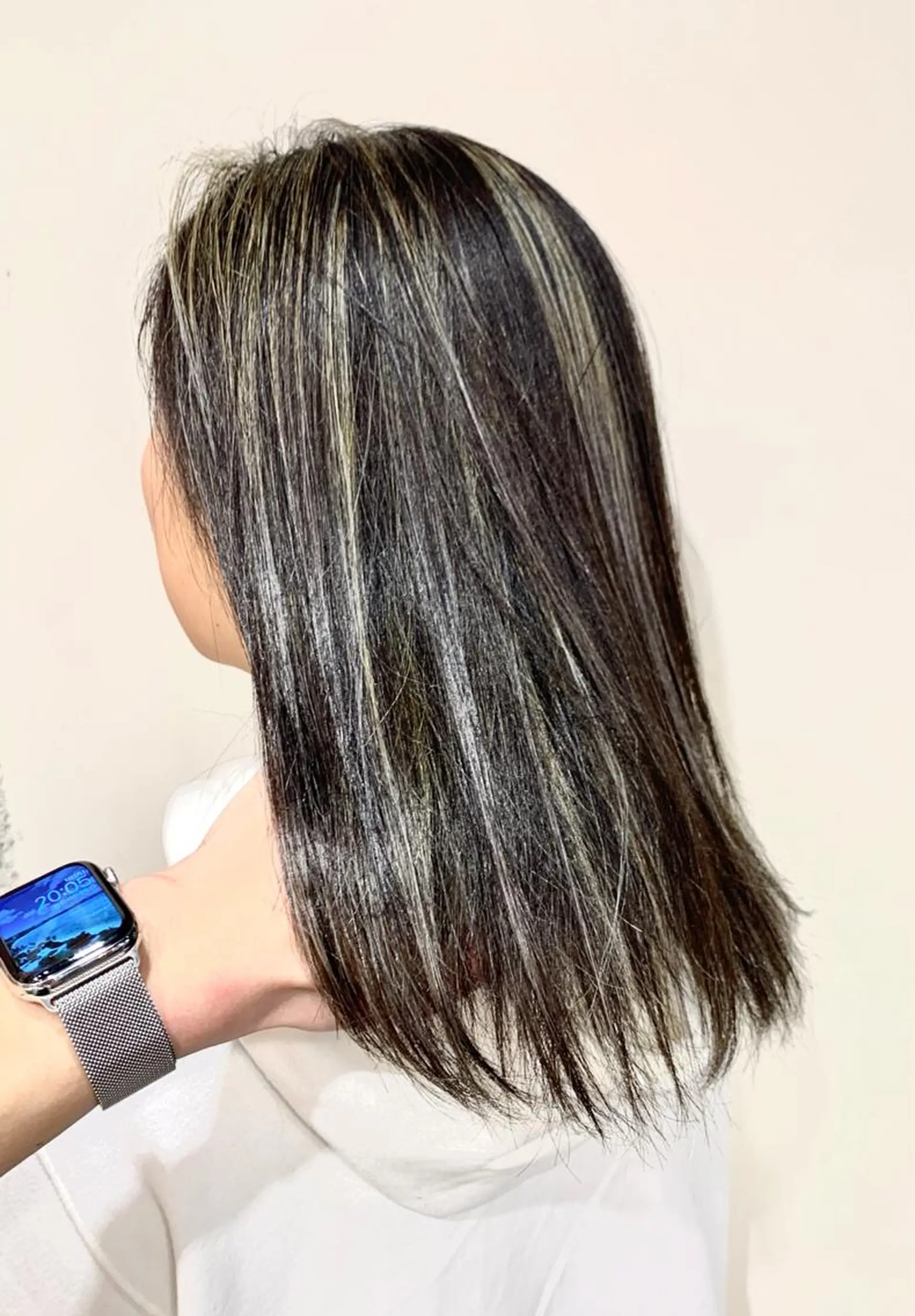 ミディアム カラー ハイライトカラー ハイライト 岡崎勇人/レイヤー/ 韓国/ケラチンTRのヘアスタイル