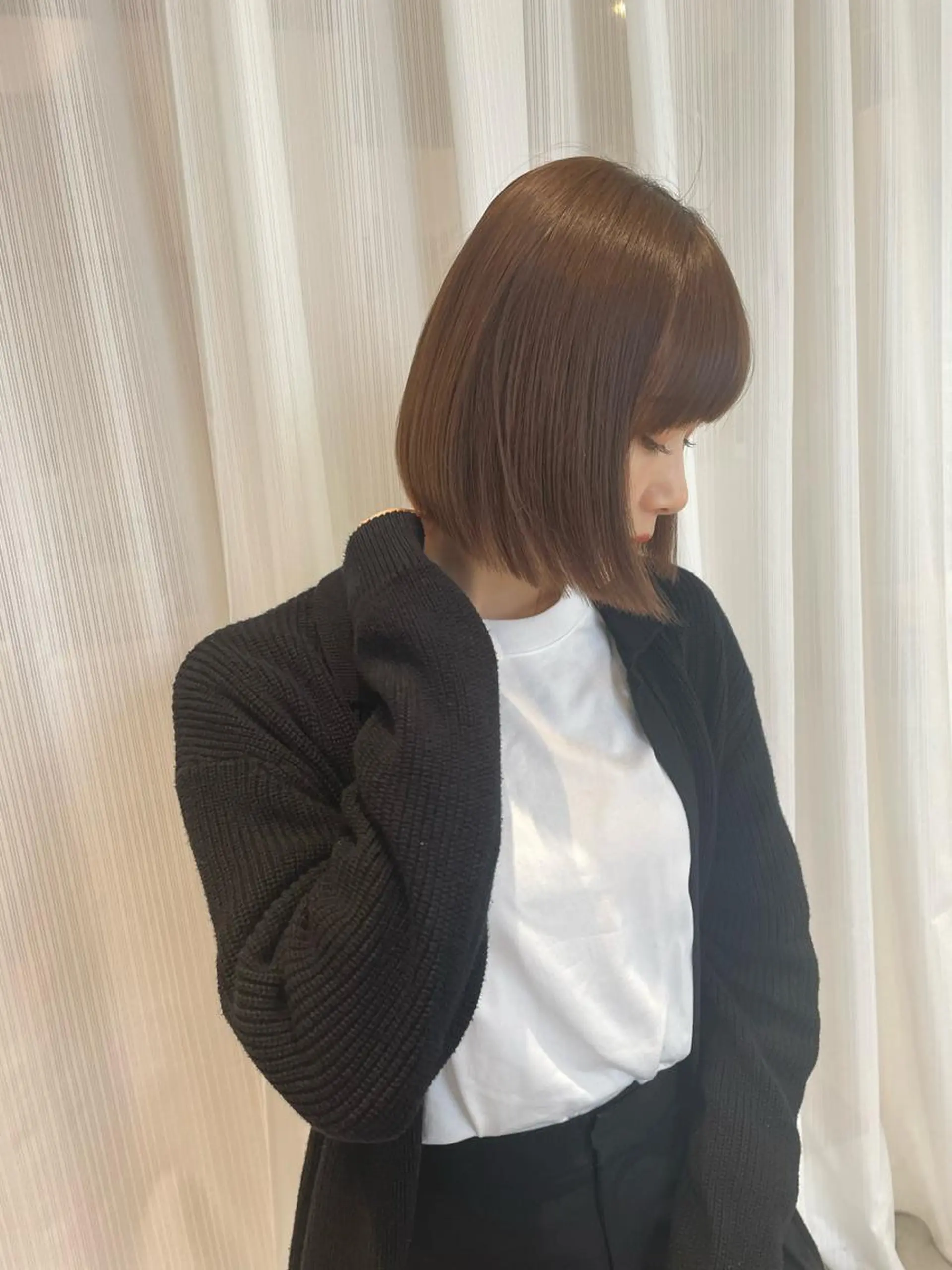 ショート カラー ブリーチ ダブルカラー ブリーチなしカラー タッセルカット カット ヘアカラー トリートメント レイヤーカット🎀 kanaのヘアスタイル