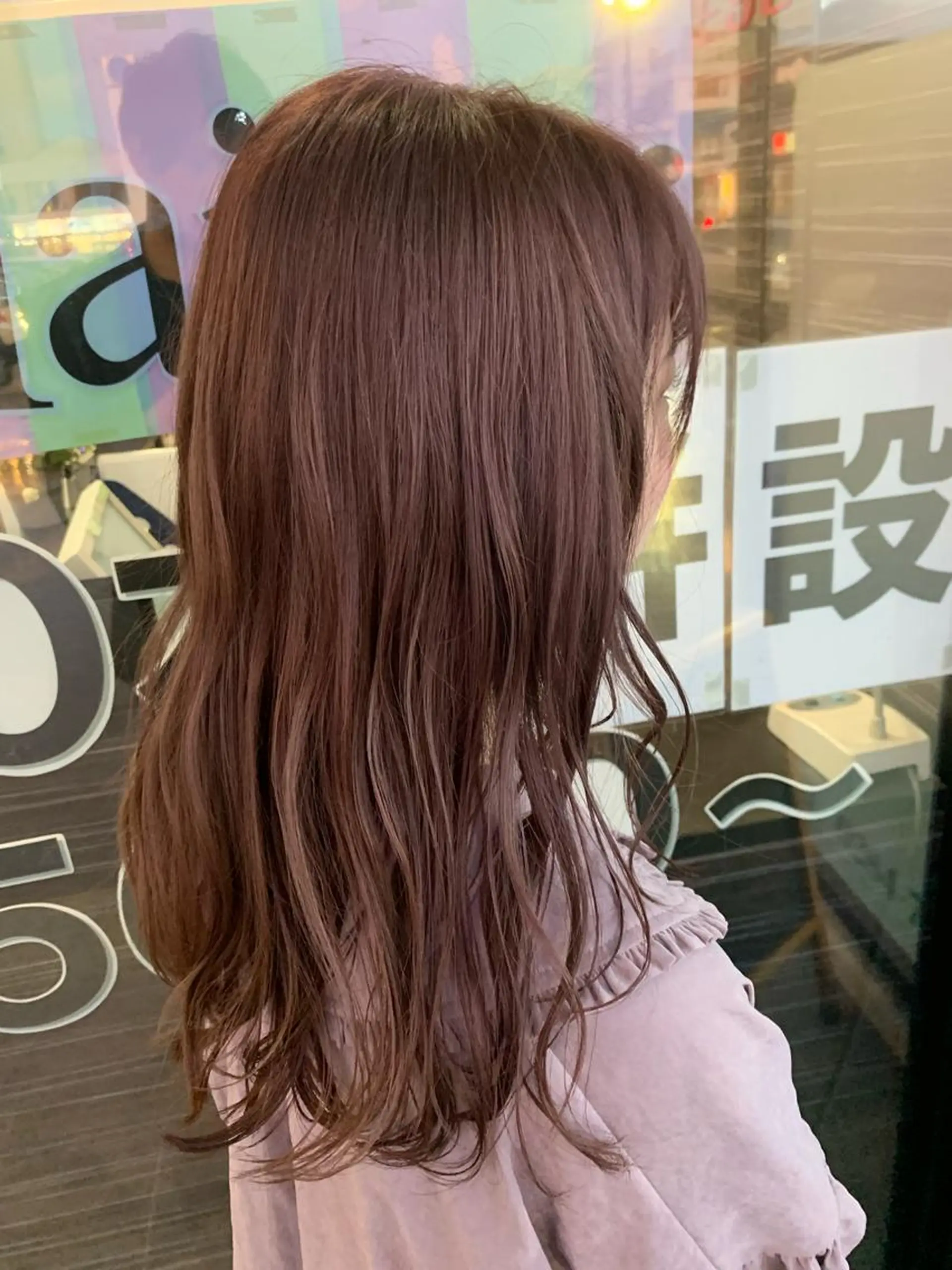 セミロング カット ヘアカラー トリートメント 國井 瑞貴のヘアスタイル