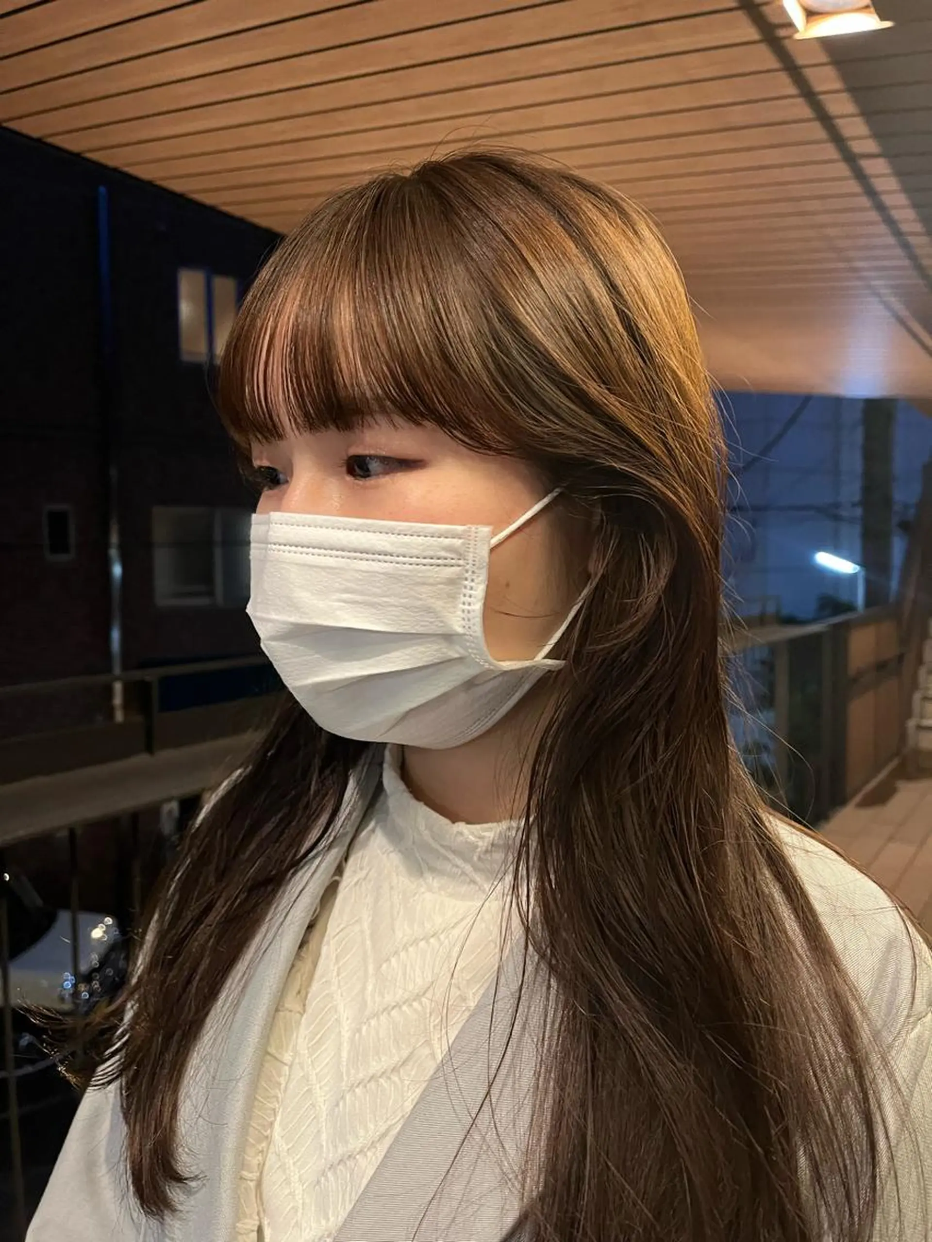 ロング カラー ベージュカラー 暖色/パーマ 🌼クニトウメイのヘアスタイル