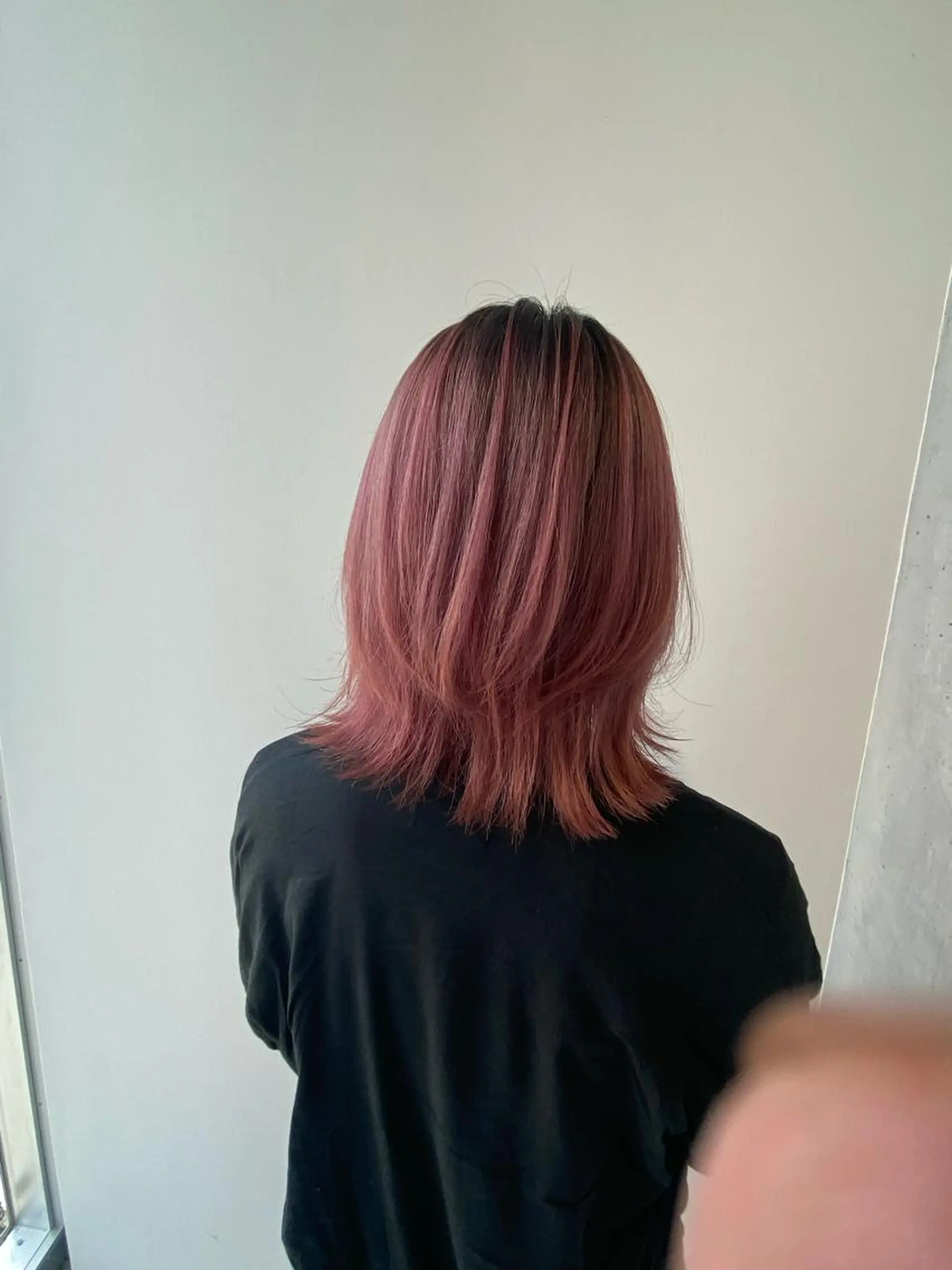 ミディアム カラー ヘアアレンジ 【艶髪×韓国風】 毛流れ職人 RYOのヘアスタイル