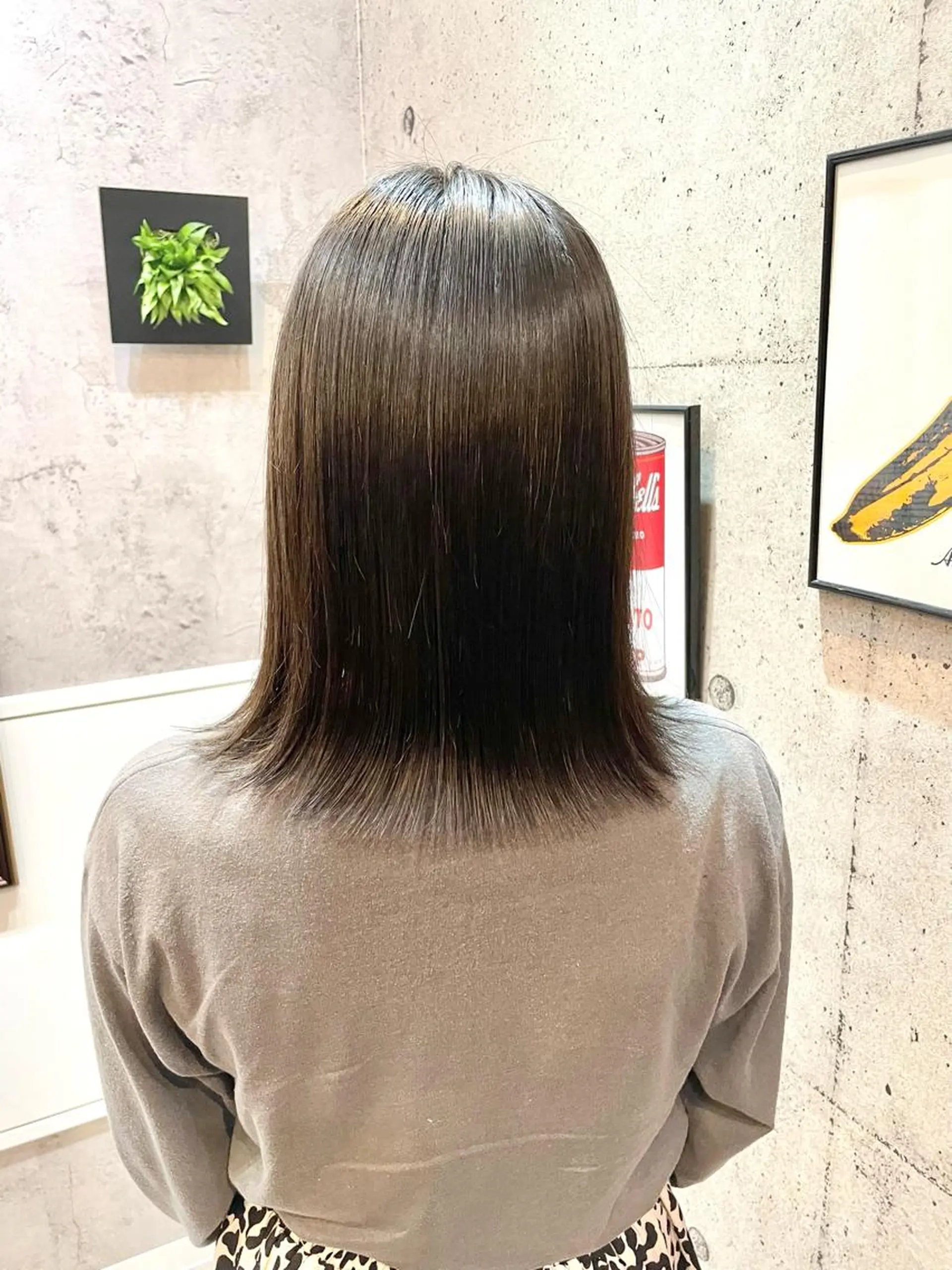 ミディアム 縮毛矯正 🔷ブリーチバレイヤ ージュ🔷飯野達也のヘアスタイル