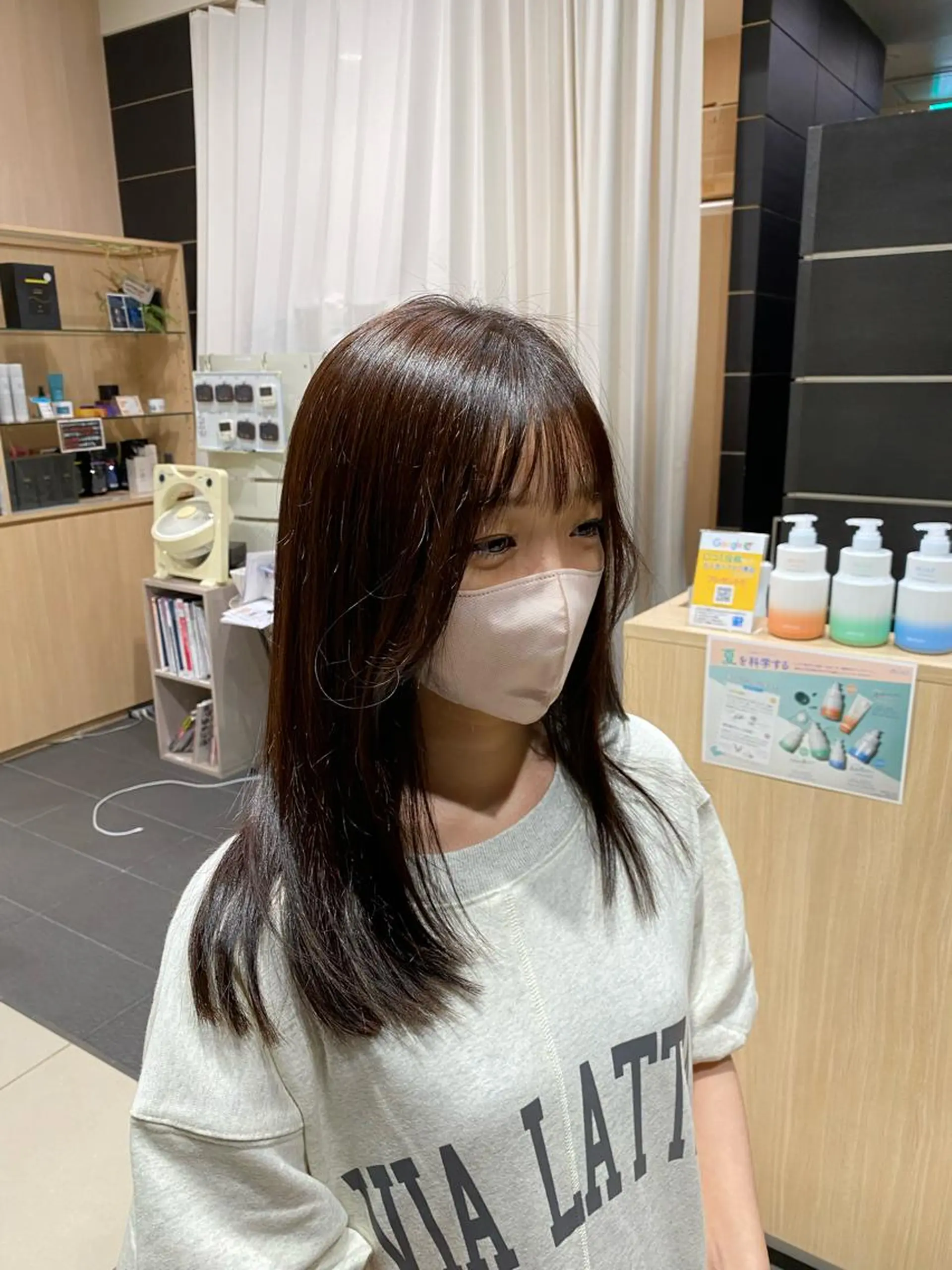 ロング 顔周りカット ボブ/顔まわりレイヤ ー/新宿/KOKIのヘアスタイル