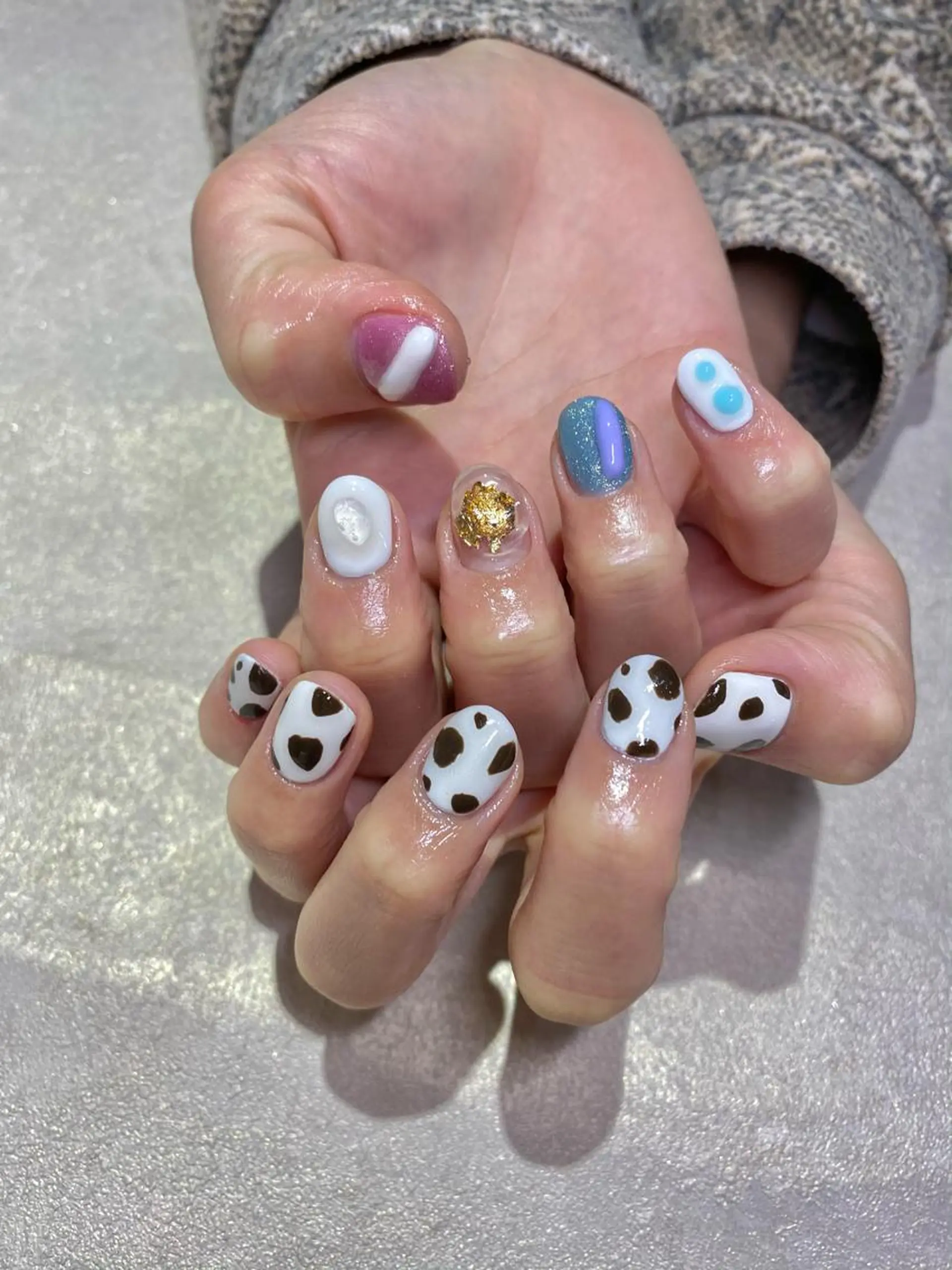 ネイル Amber21.所属・Nagahama Akariのネイルデザイン