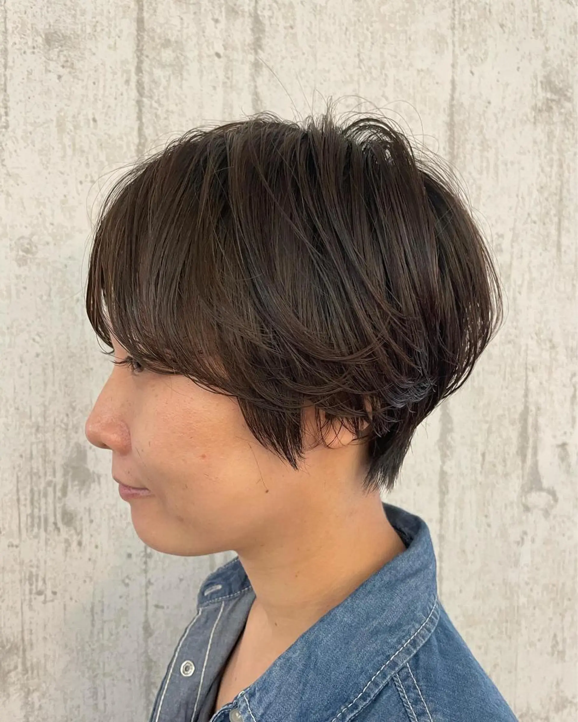 ショート ハイライト ショートヘア 【店長】ショート 似合わせ🦩相羽里美のヘアスタイル