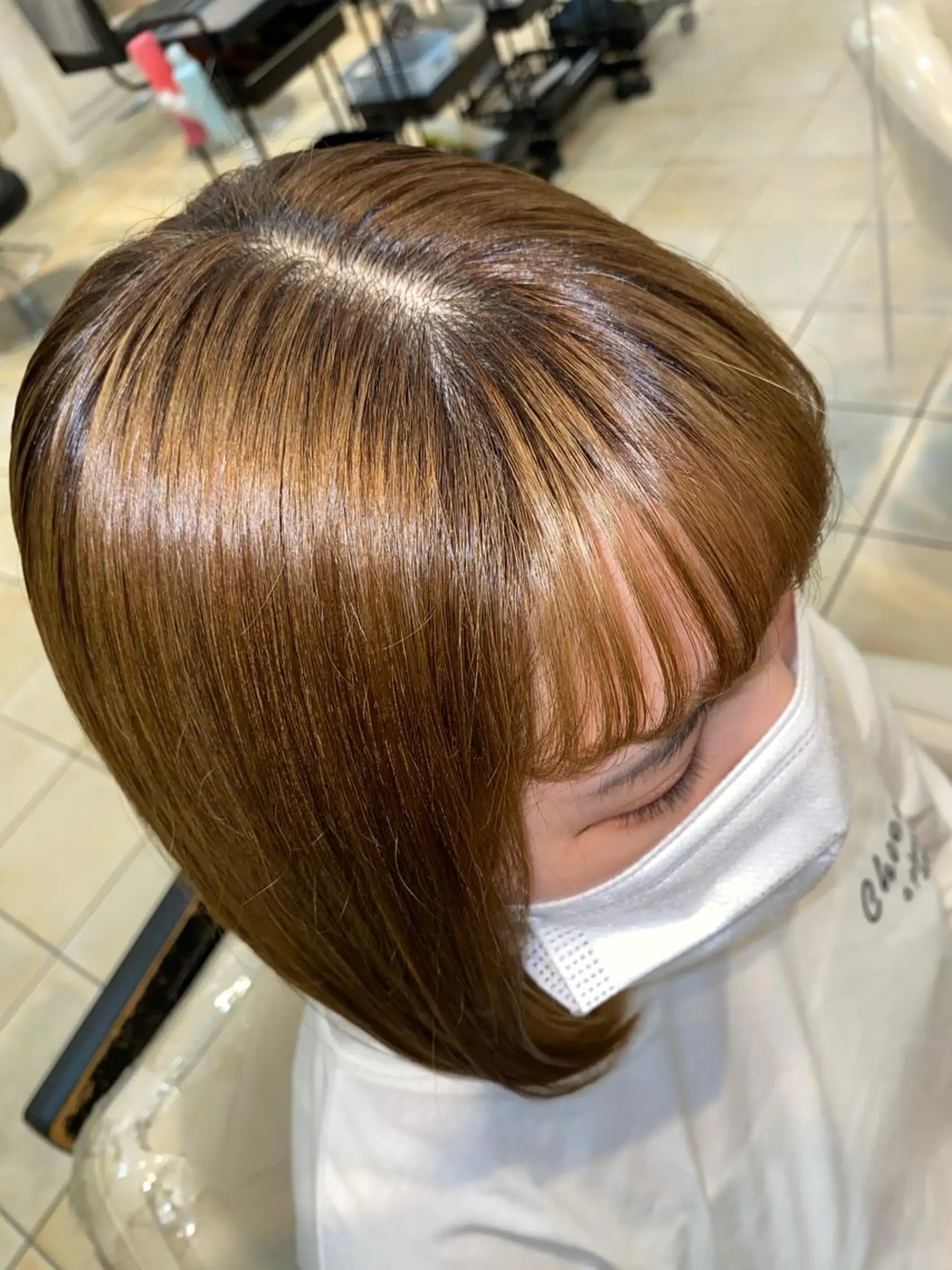 ショート カット 縮毛矯正 ダメージレス 桧山店長のヘアスタイル