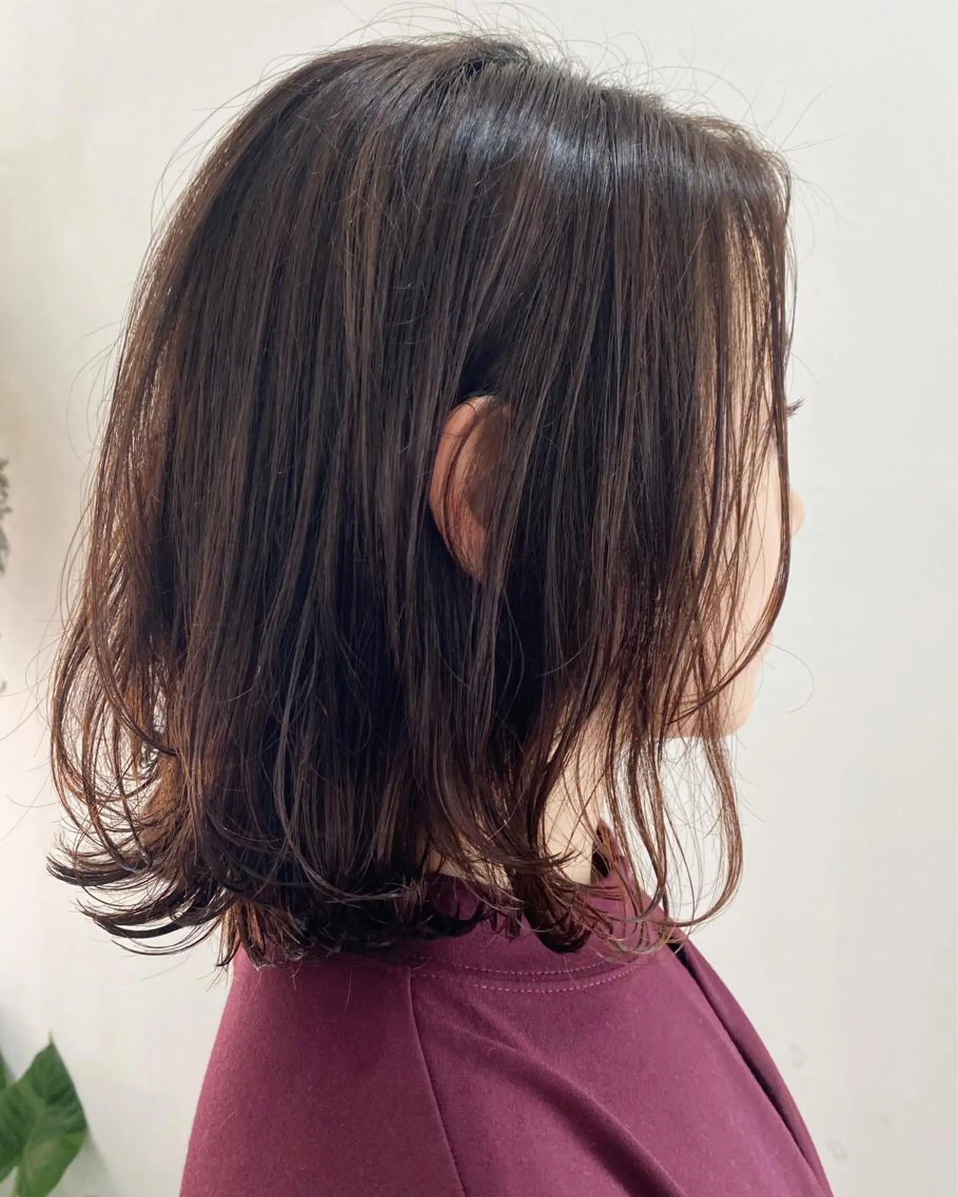 ミディアム パーマ ミディアムパーマ カット パーマ フラム所属・WATANABE MISAKIのヘアスタイル