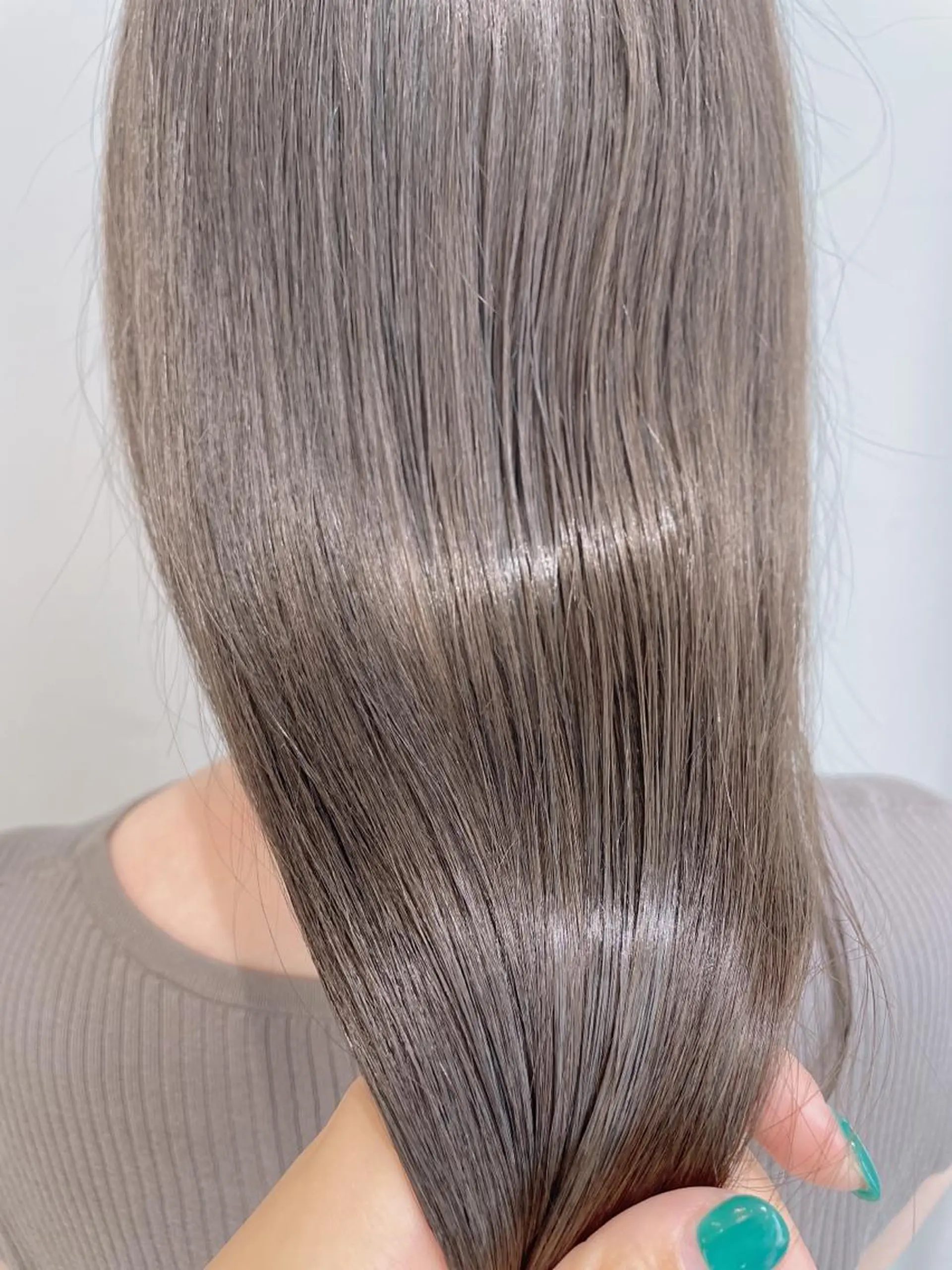 ミディアム カラー 縮毛矯正 トリートメント 🦖鶴岡香純🦖 産休中のヘアスタイル