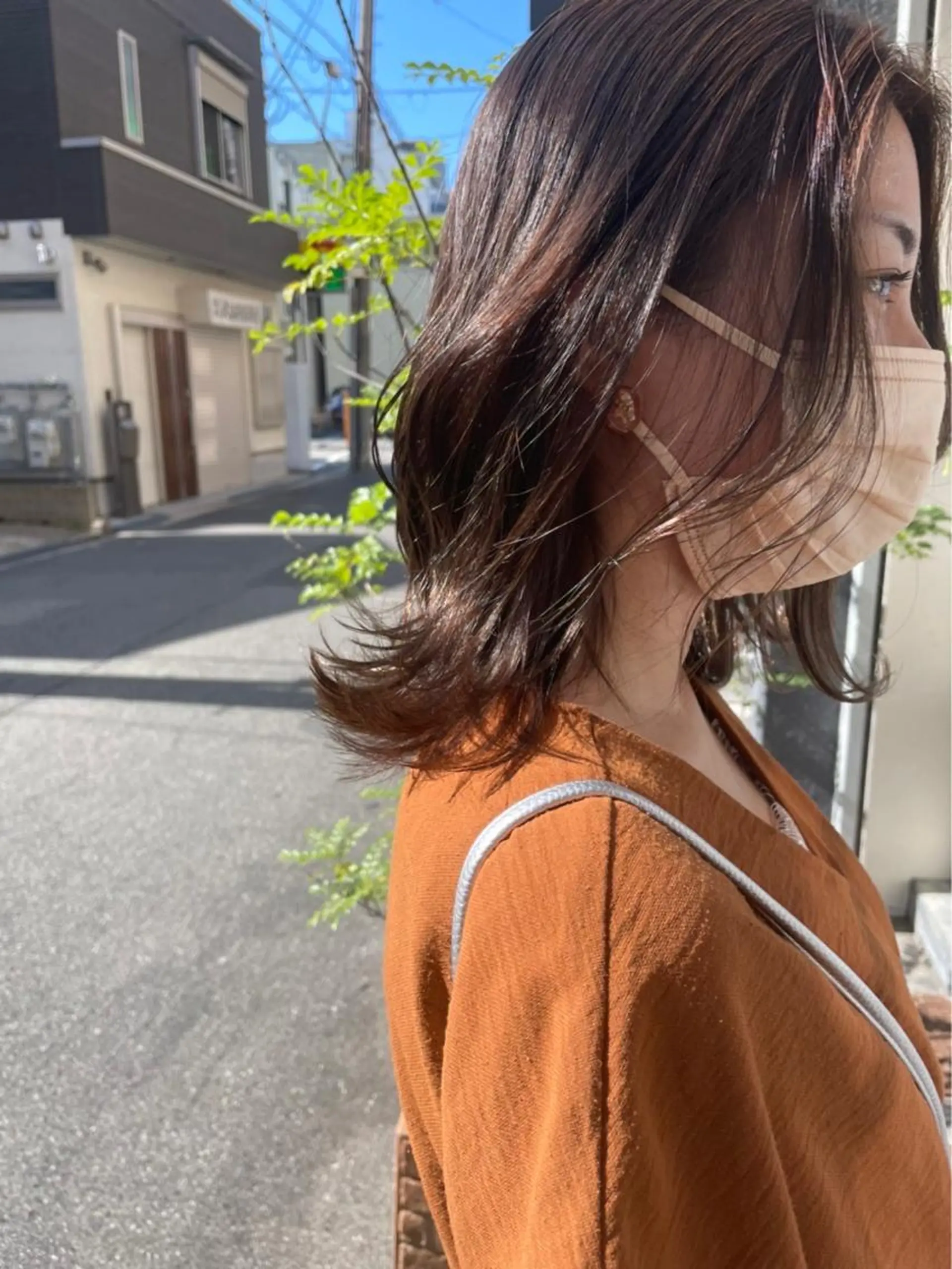 ミディアム カラー eme hair design 【エメ】所属・eme ﾅｵ ストレートモデル募集のヘアスタイル