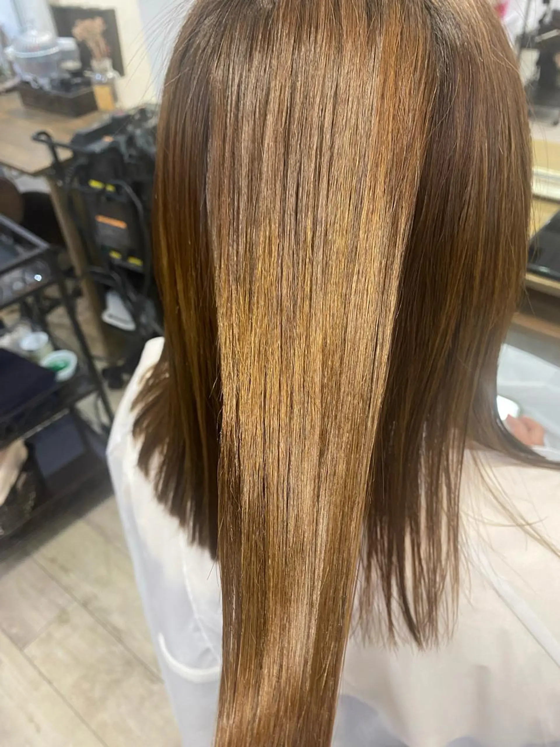 ロング 林 美佑のヘアスタイル