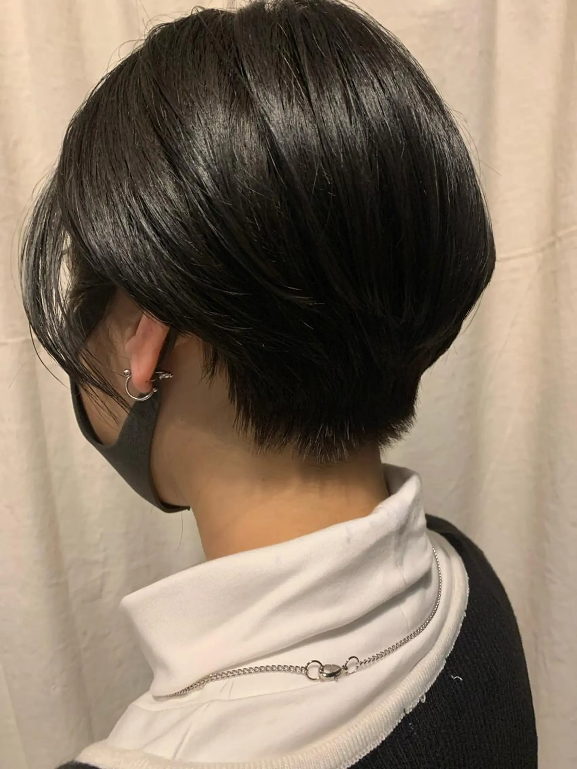 ショート Asti blanche所属・ブリーチなしWカラー /地毛風/小林凪沙のヘアスタイル