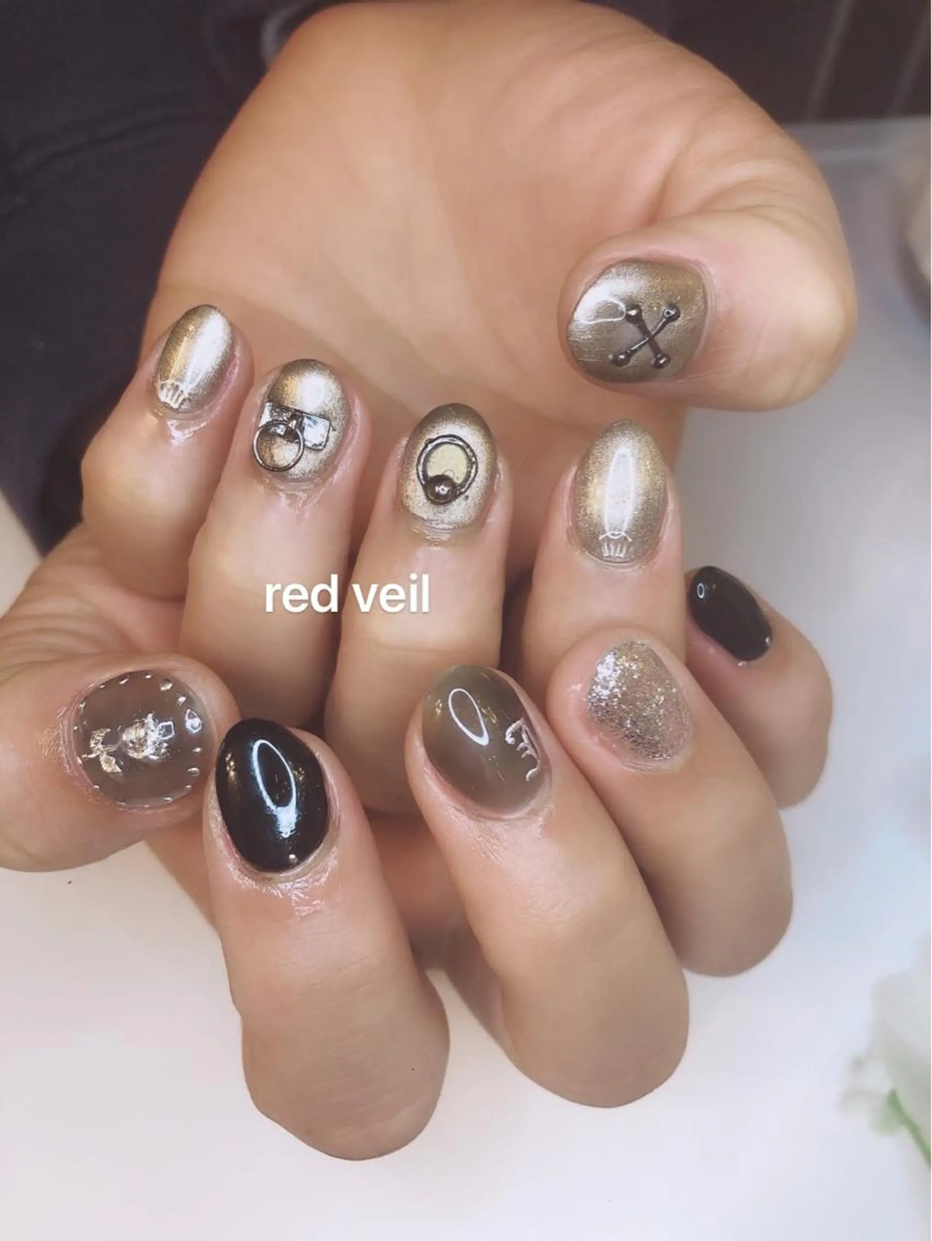 ショート ネイル 長さ出し専門 nynaのネイルデザイン