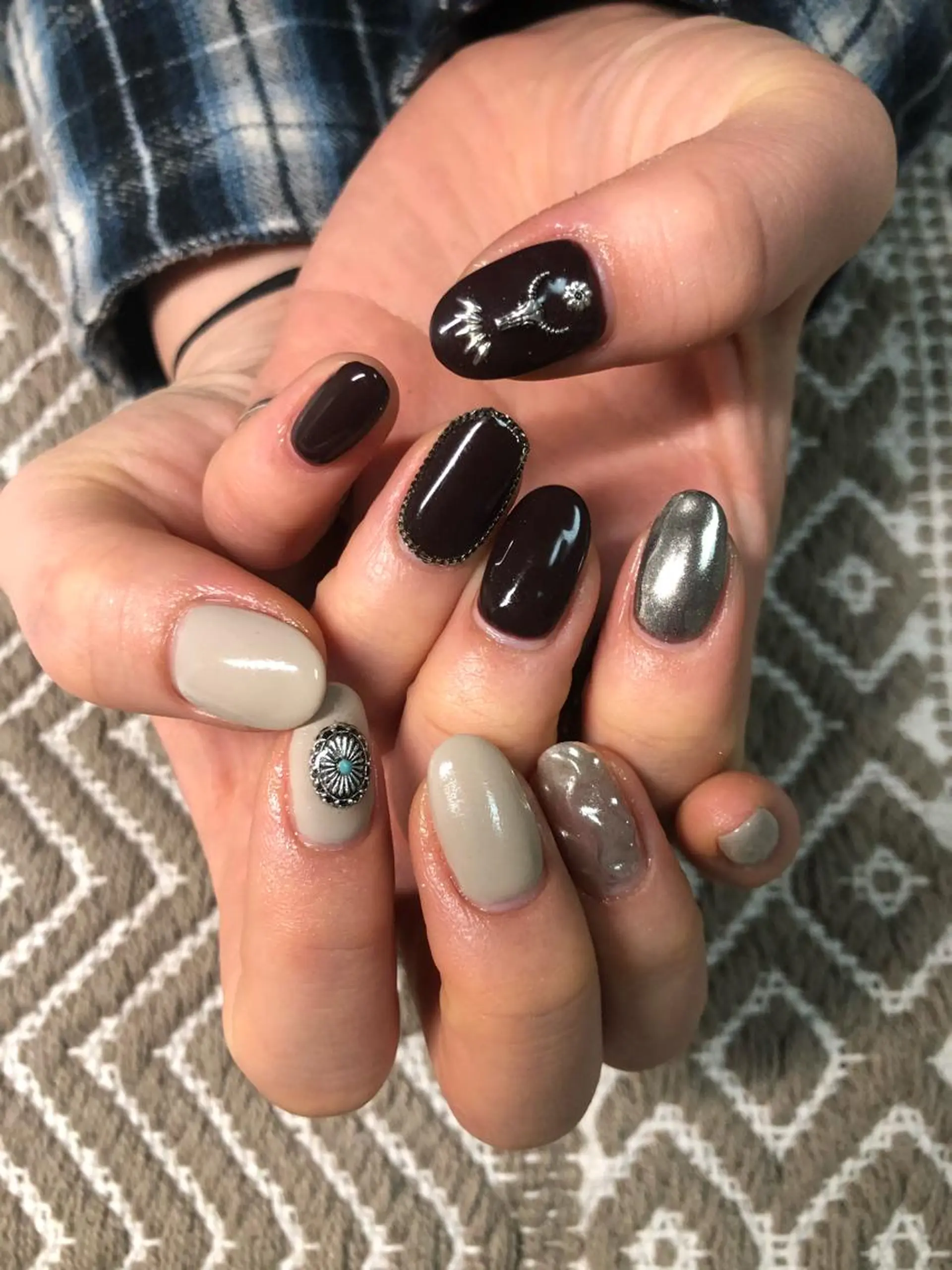 ネイル Amber21.所属・Nagahama Akariのネイルデザイン