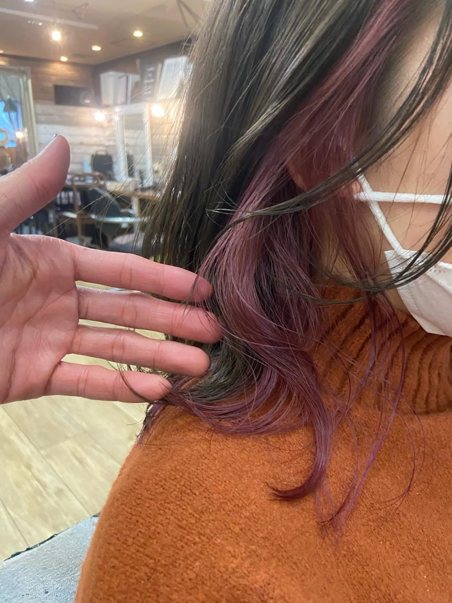 ロング パープルカラー heir studio Baretta所属・山本 銀次郎のヘアスタイル