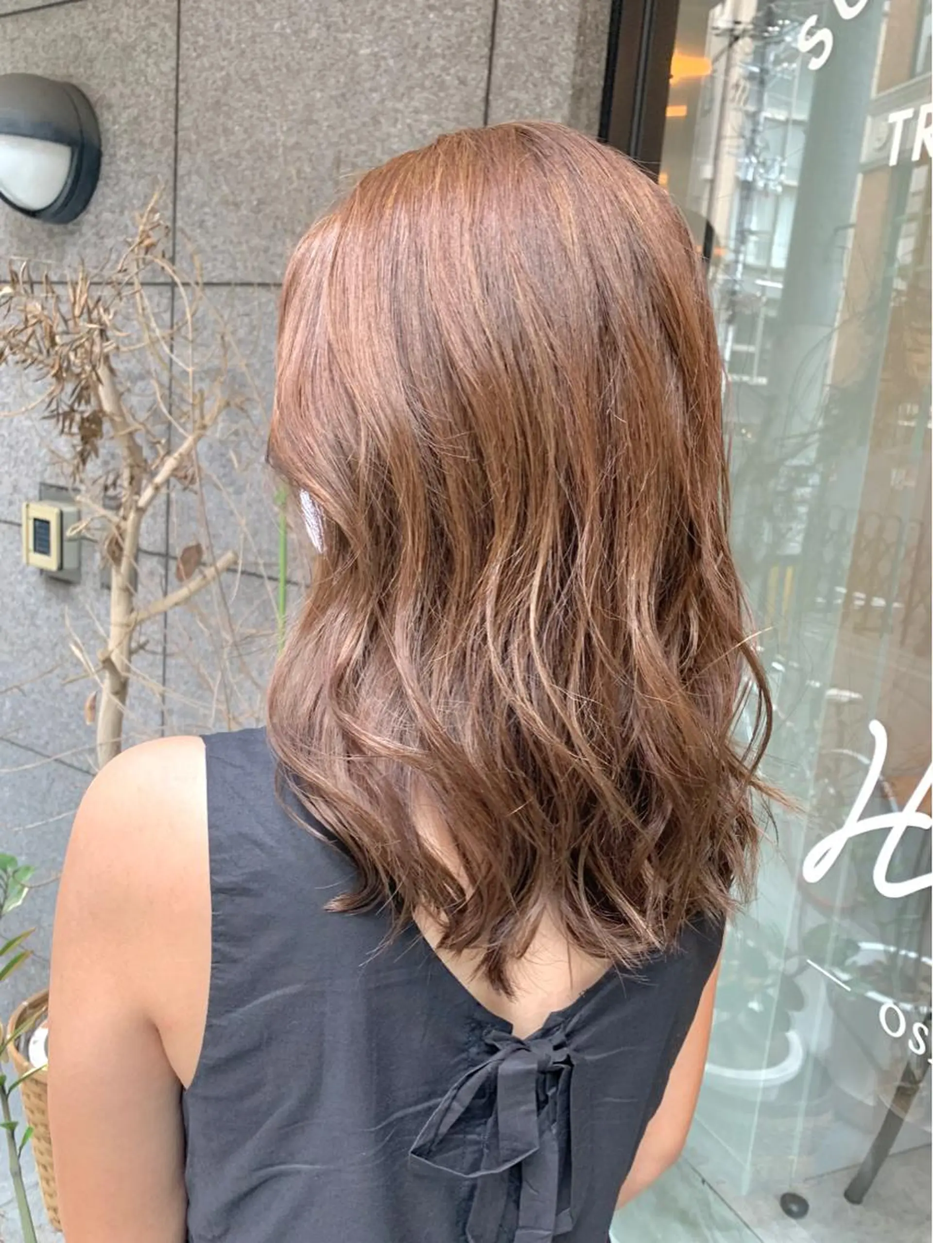 ロング カラー カット ヘアカラー トリートメント 酸性ストレート/ブリ ーチなし/中村 匠のヘアスタイル